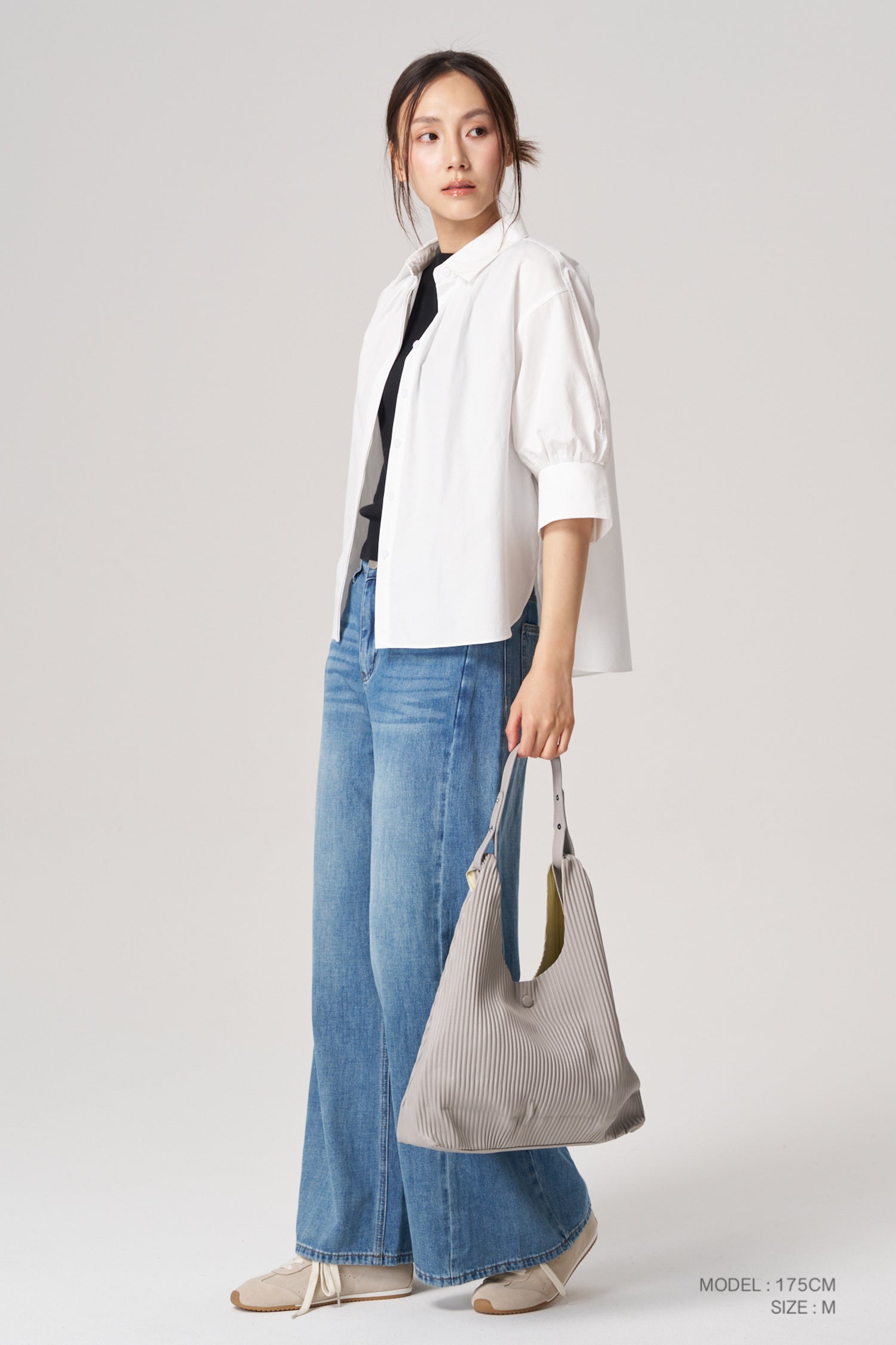 Gathered Blouse - Cream