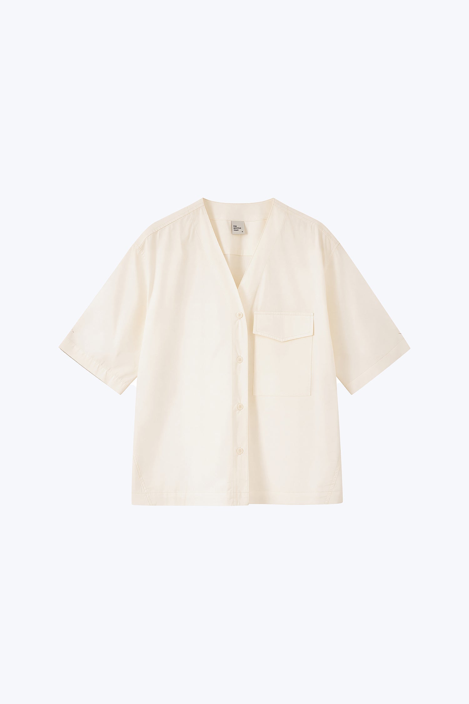V-Neck Shirt - Ecru