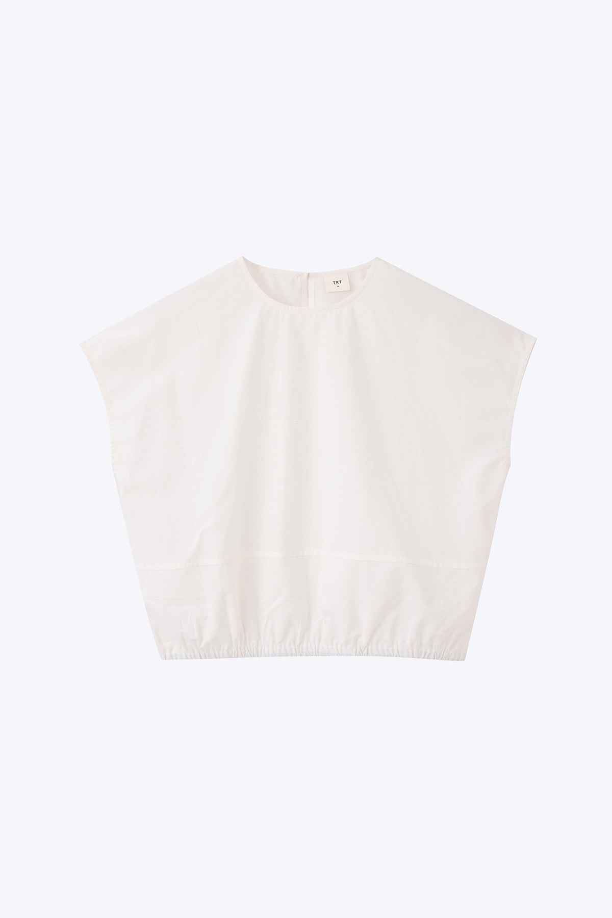 Drawcord Hem Blouse - Cream