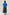 Asymmetric Hem Blouse - Cobalt
