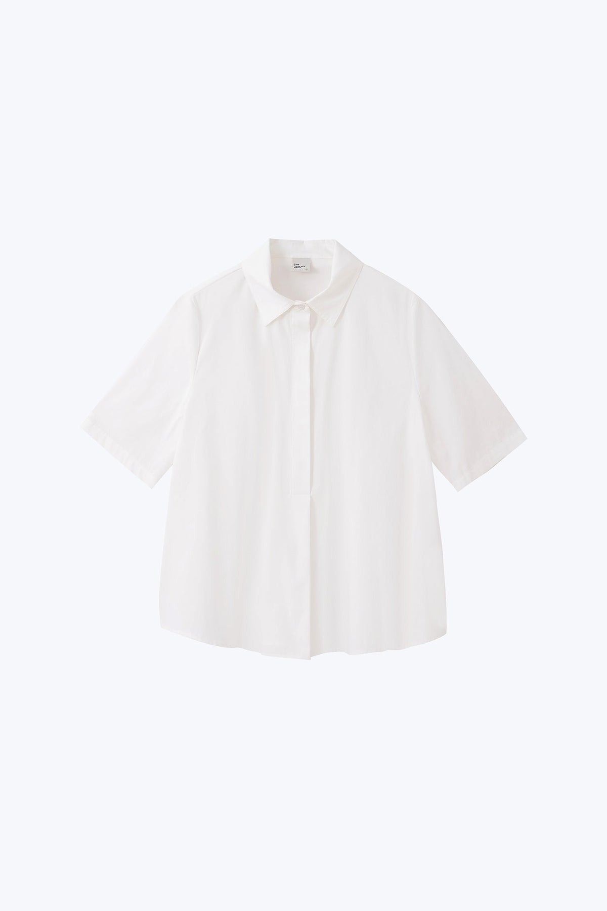 Half Placket Blouse - Cream