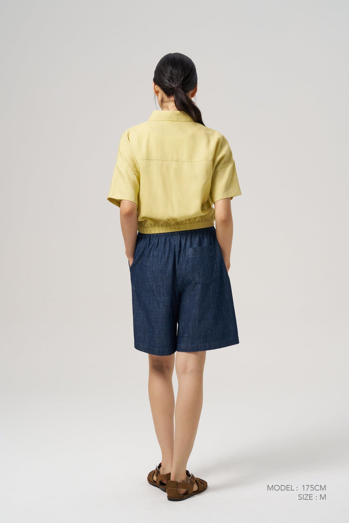 Patch Pocket Blouse - Lemon