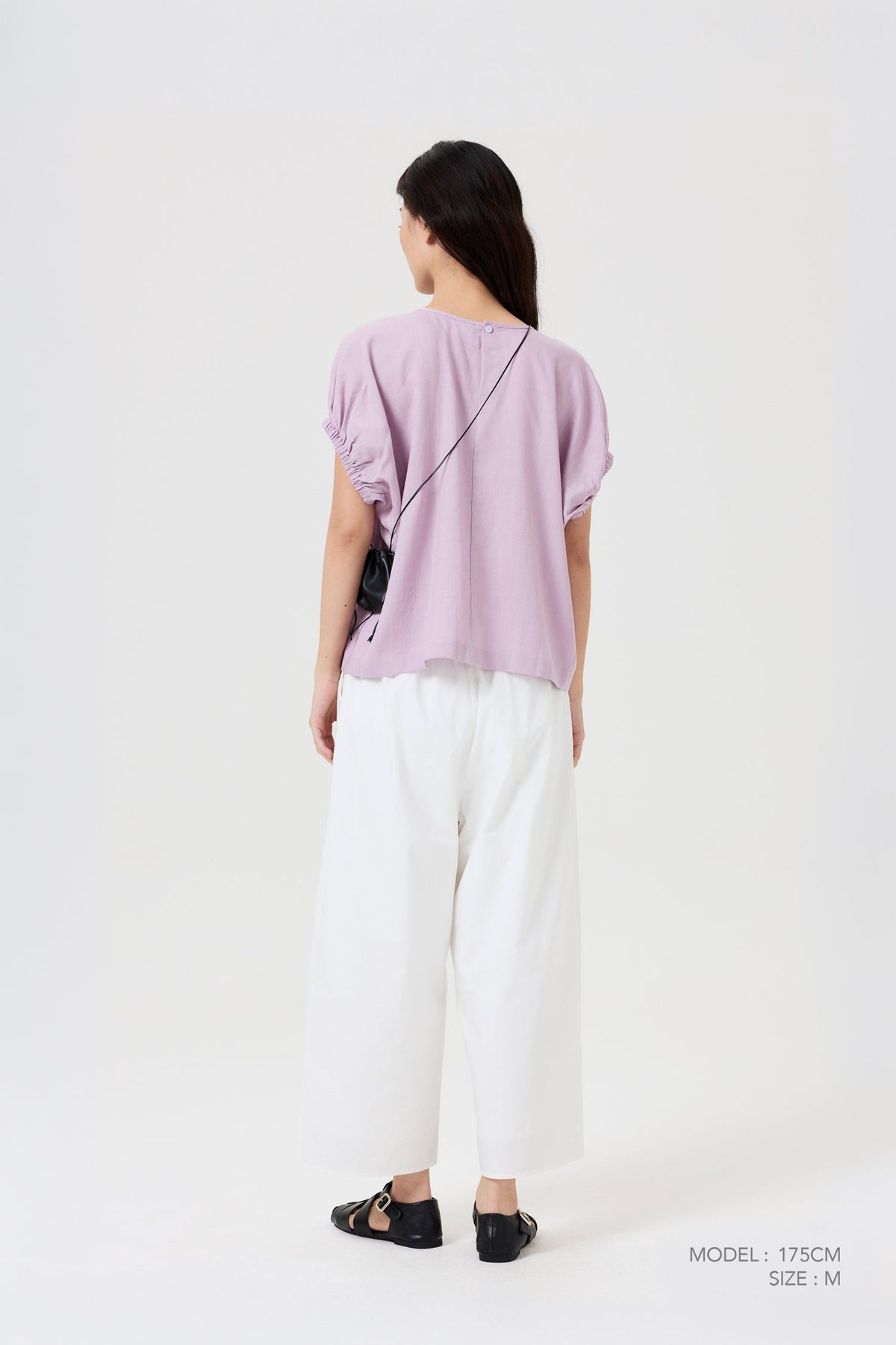 Elasticised Cuff Blouse - Yam