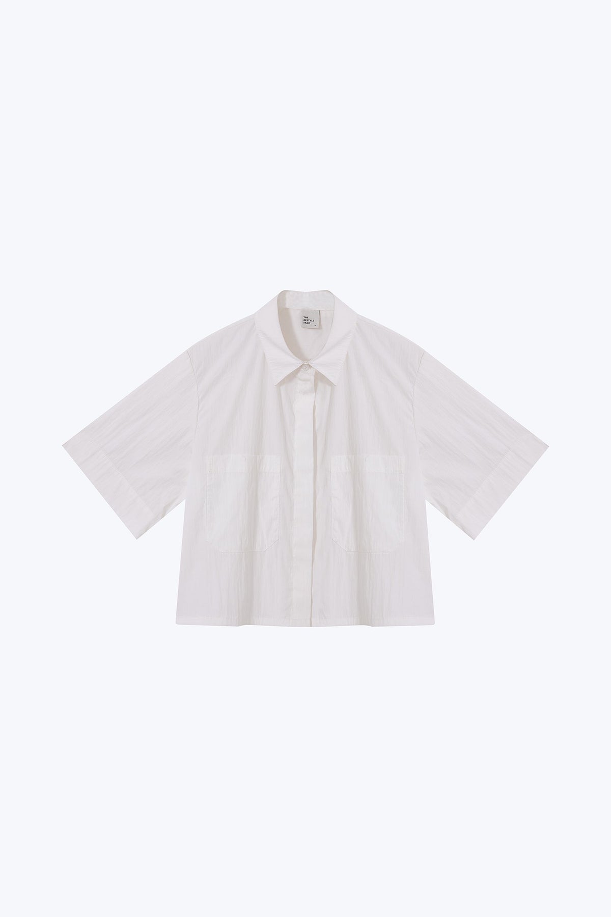 Patch Pocket Blouse - Cream