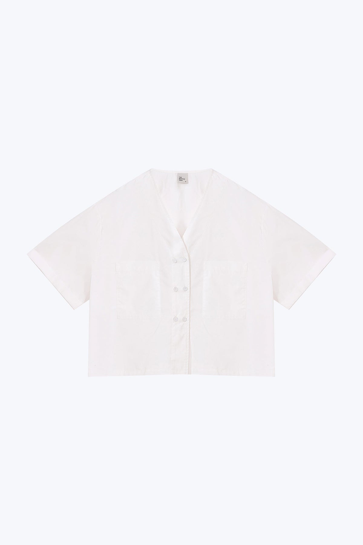 Patch Pocket Blouse - Cream
