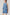 Denim Panelled Sleeveless Blouse - Denim