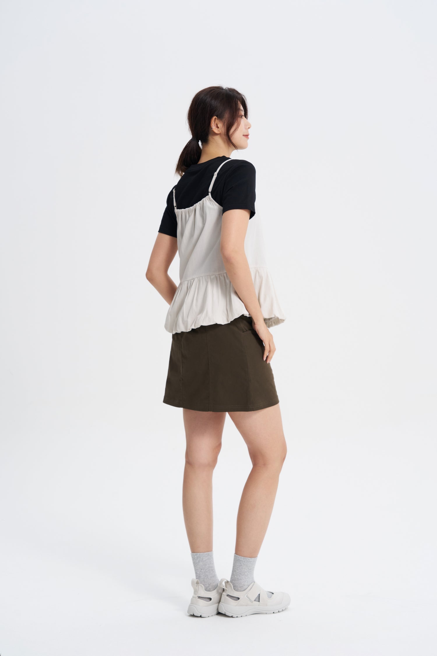 Cloud Hem Blouse - Sand