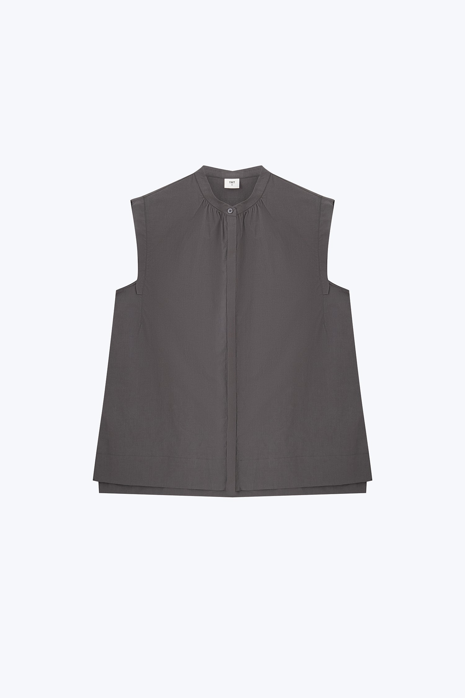 Shoulder Detail Blouse - Charcoal