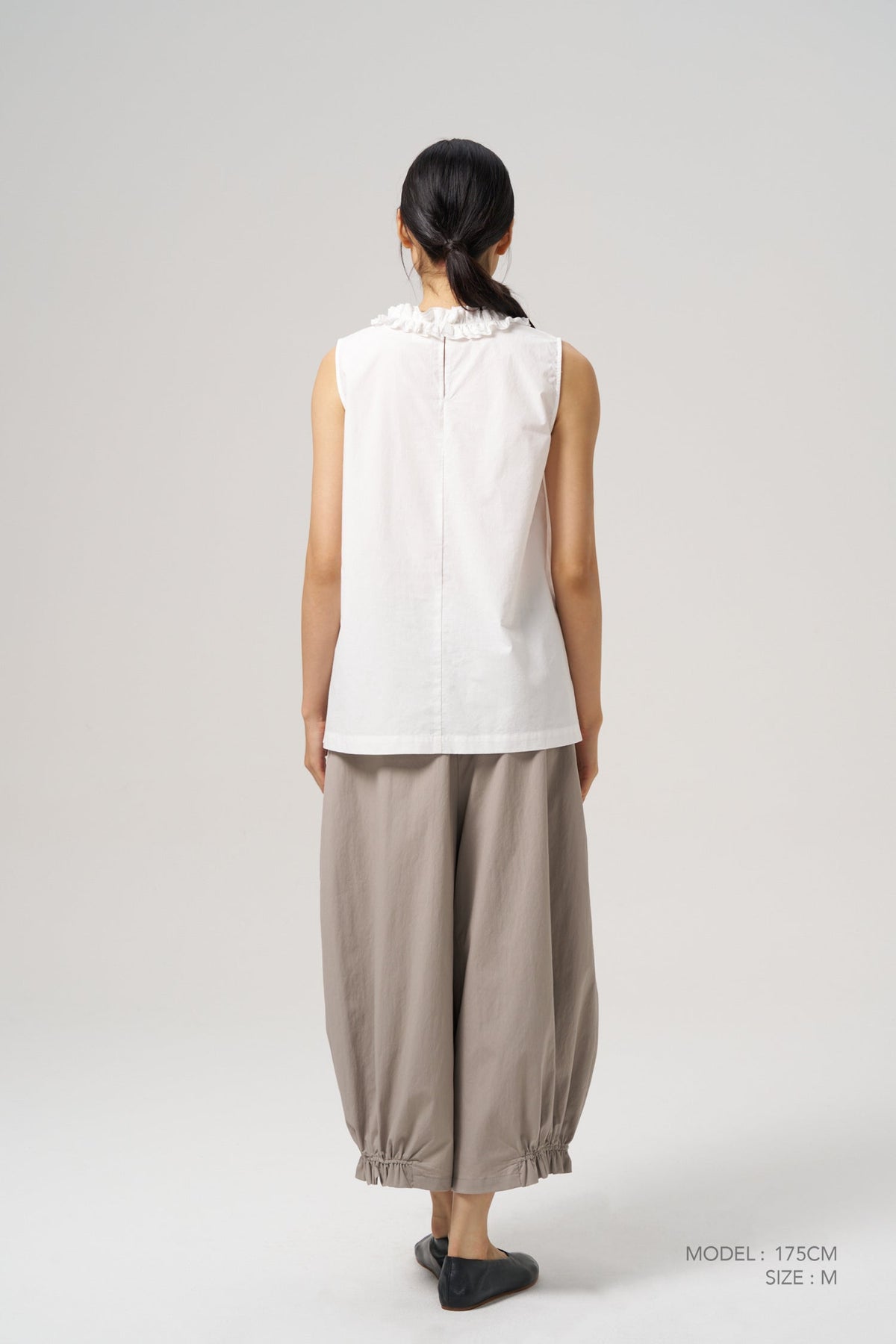 Frill Collar Blouse - Cream