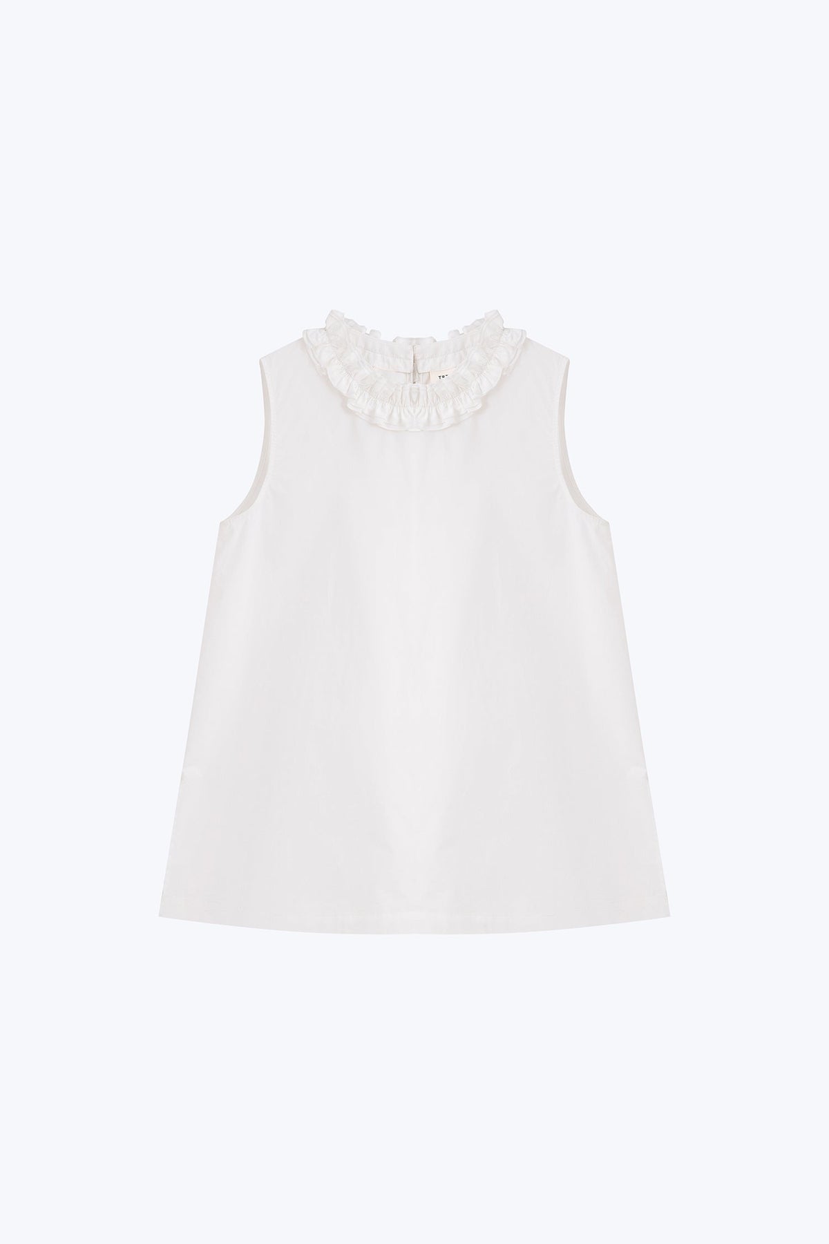 Frill Collar Blouse - Cream