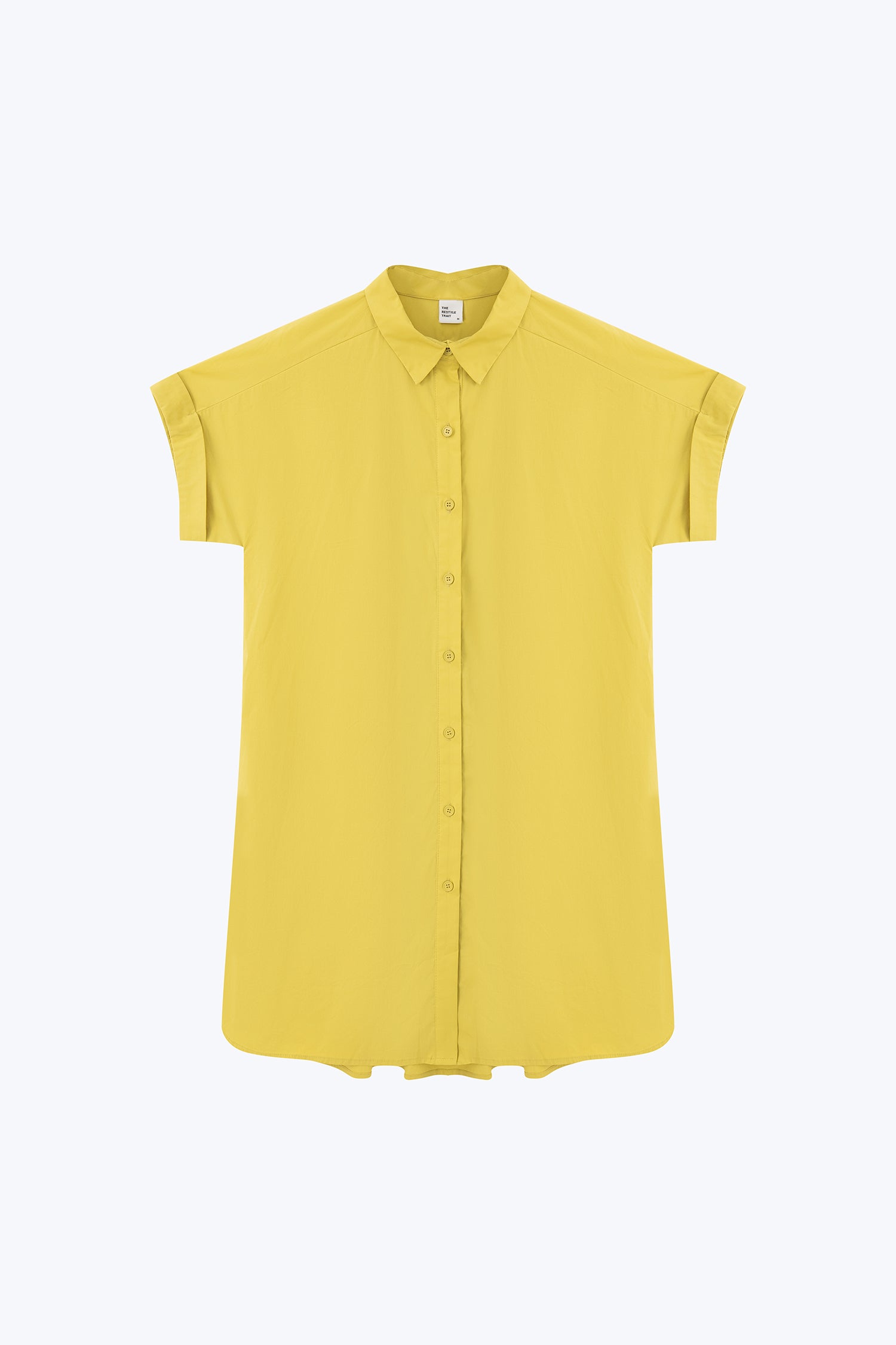 Button Up Dress - Lime