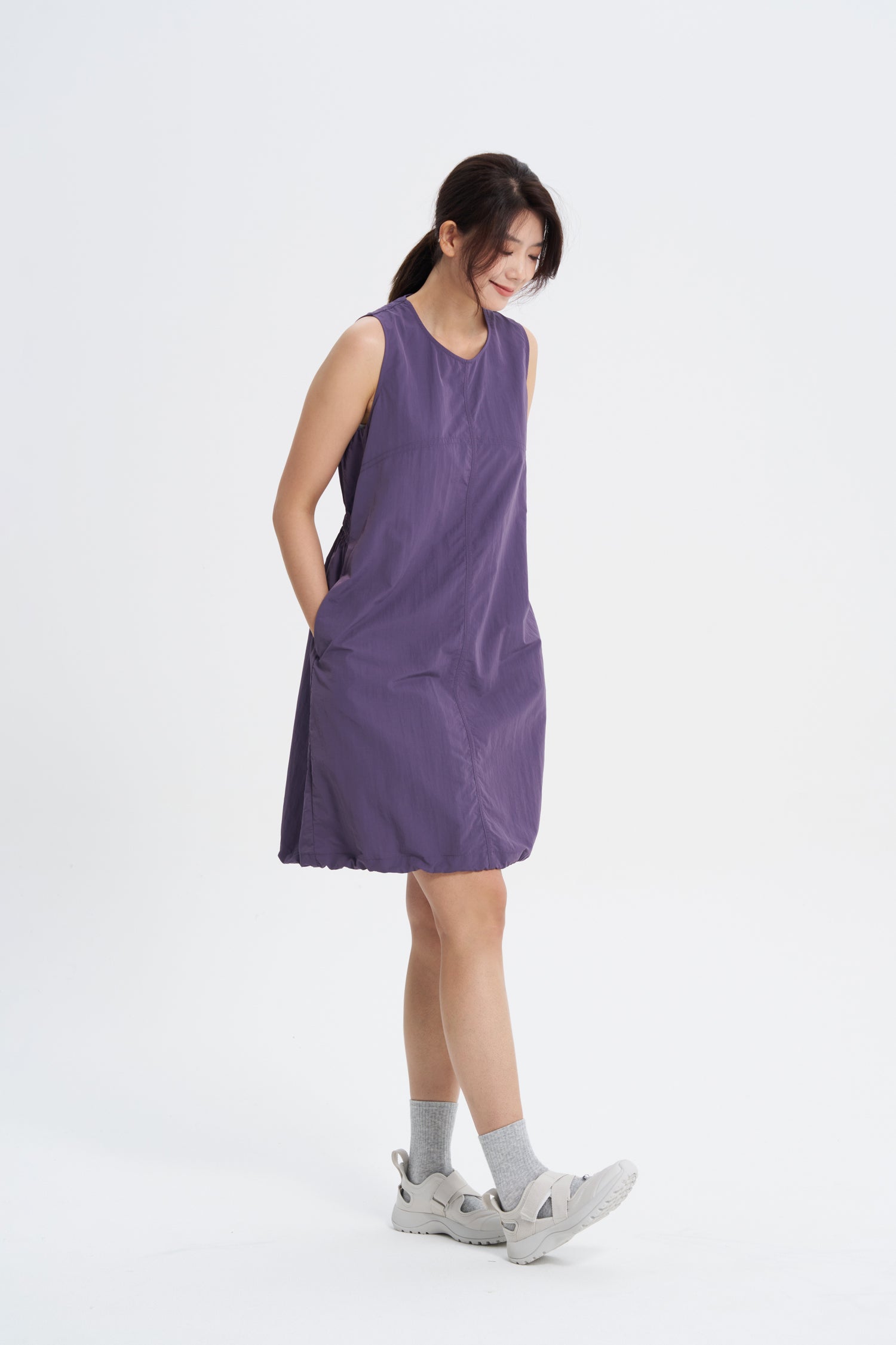 Sleeveless Dress - Purple