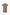 Foldover Collar Dress - Khaki Brown