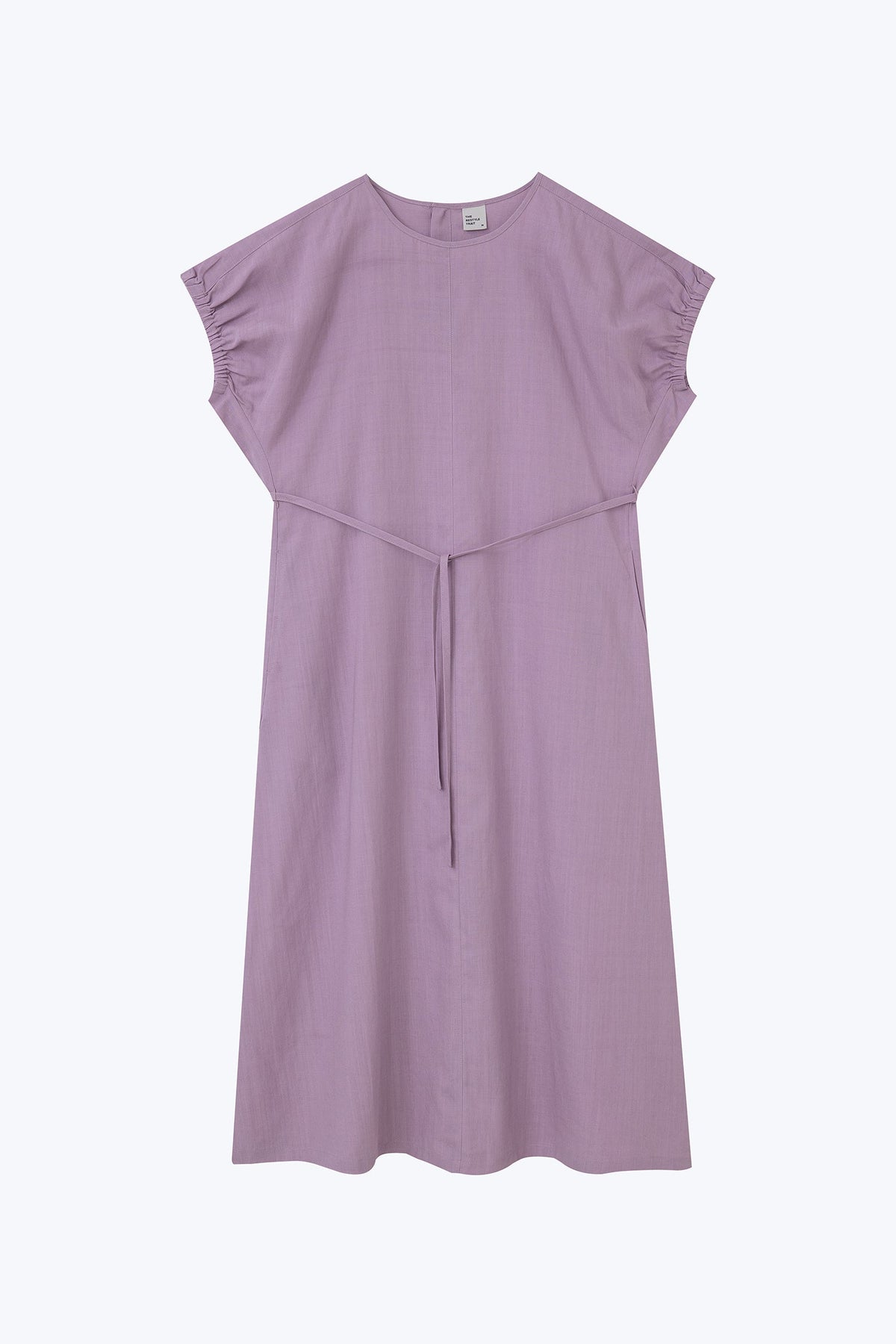Elasticised Cuff Dress - Yam