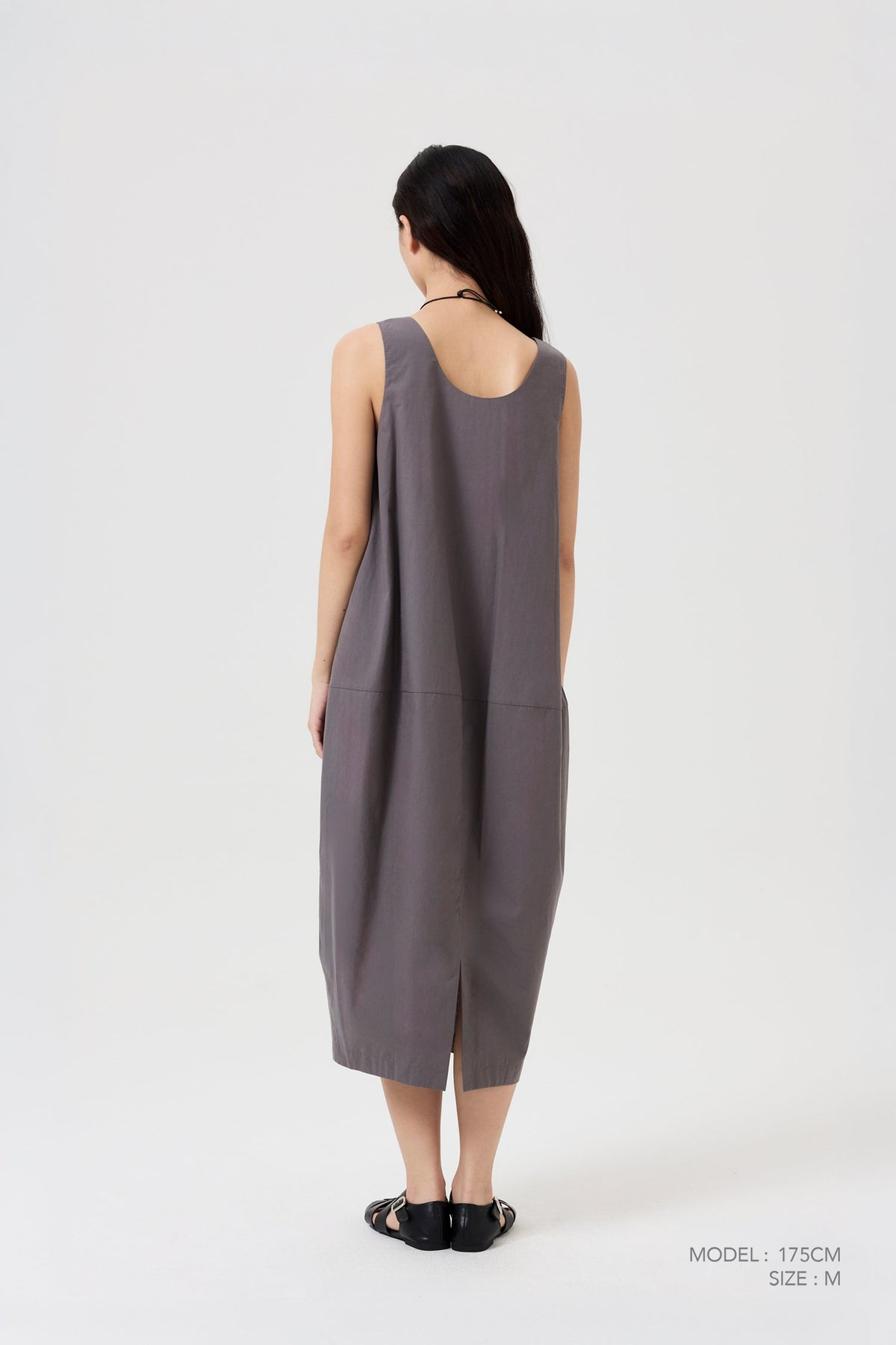 Cocoon Dress - Dark Grey