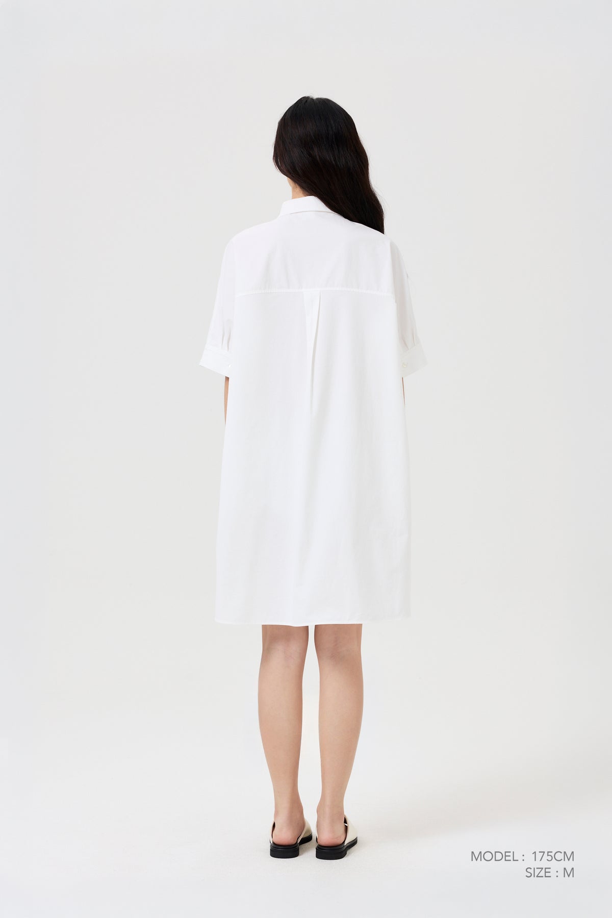 Classic Shirt Dress - Cream