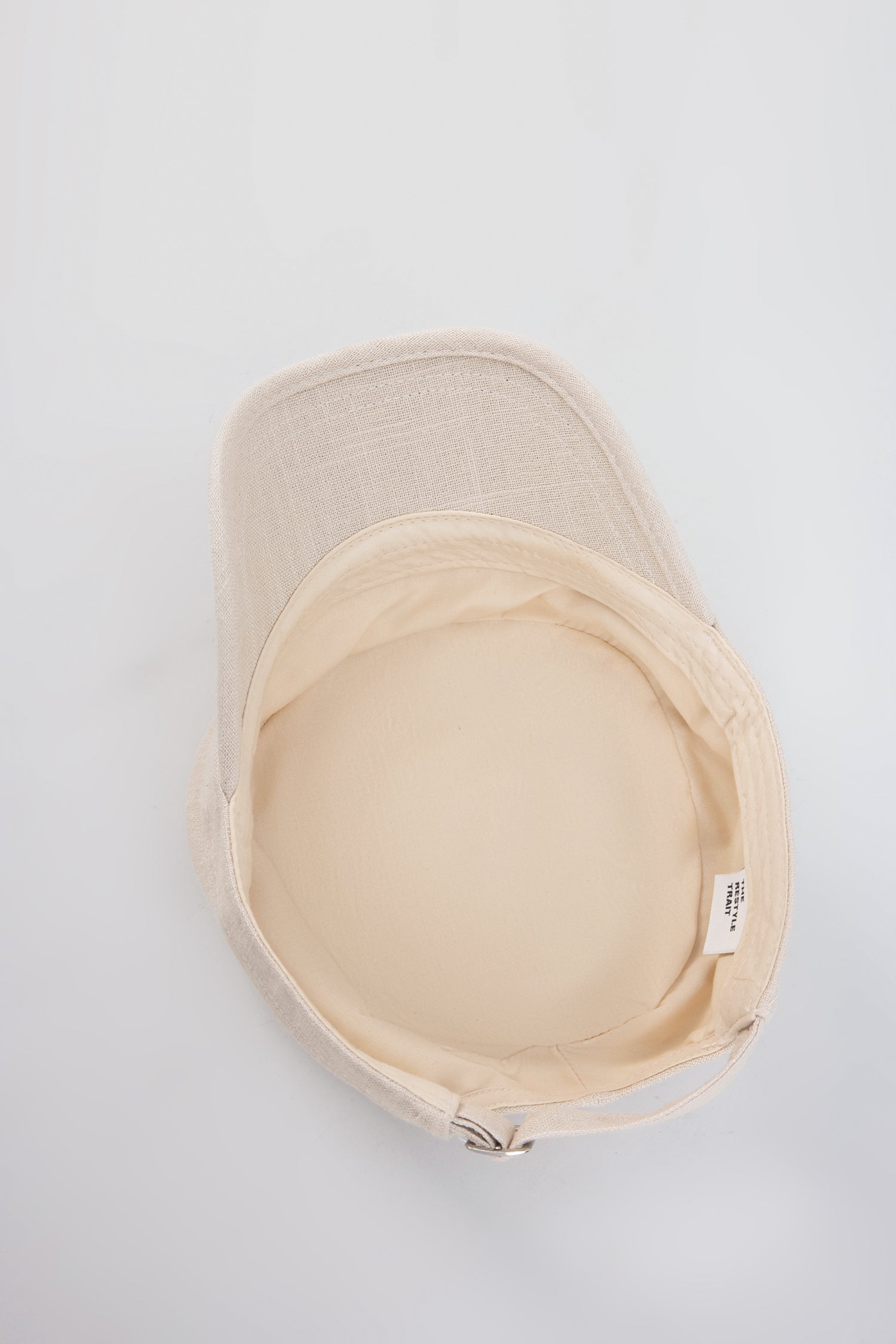Flat Top Hat - Beige