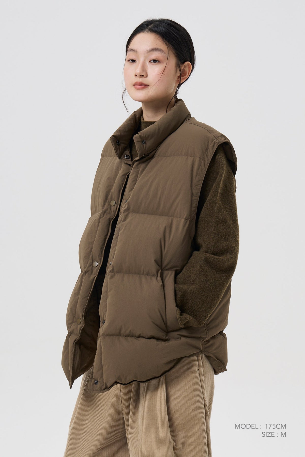 Funnel Neck Sweater - Army Green