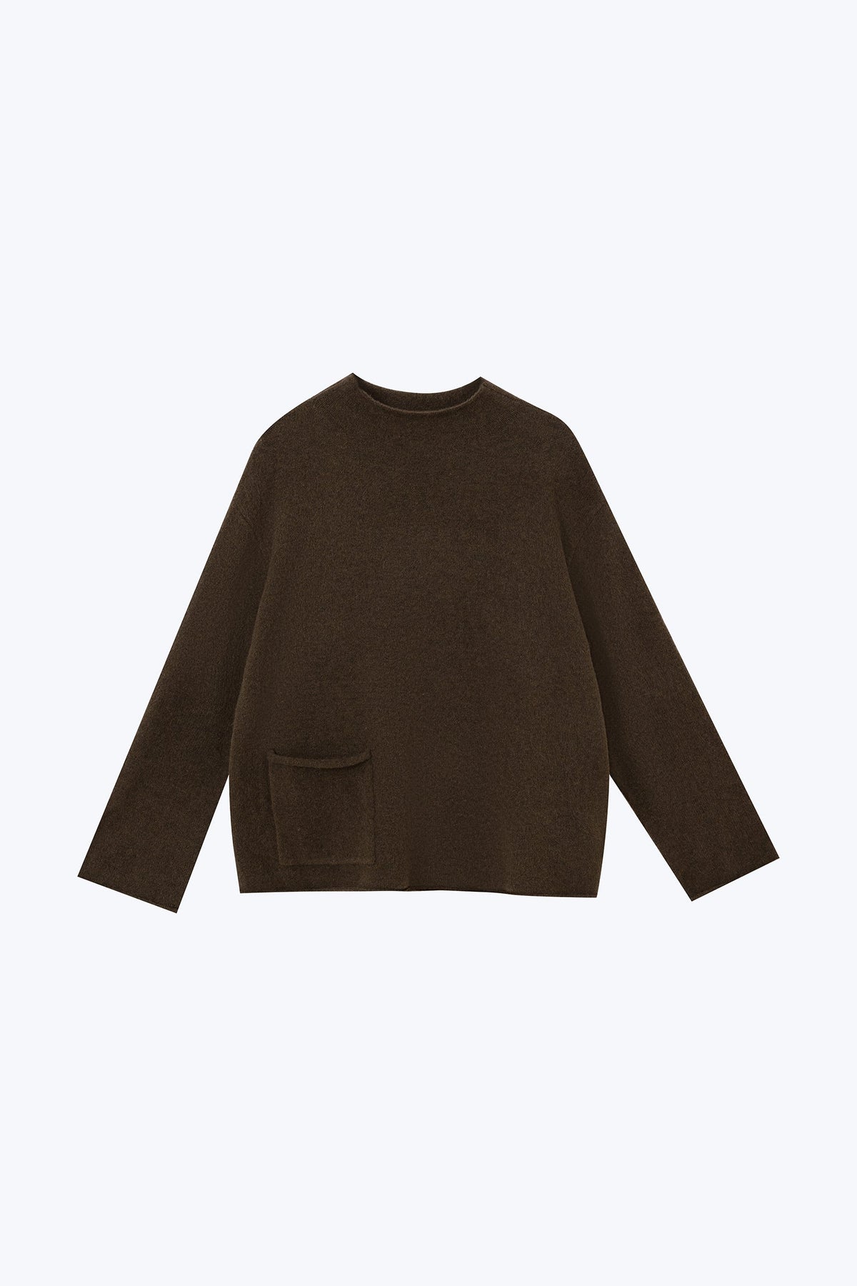 Funnel Neck Sweater - Army Green