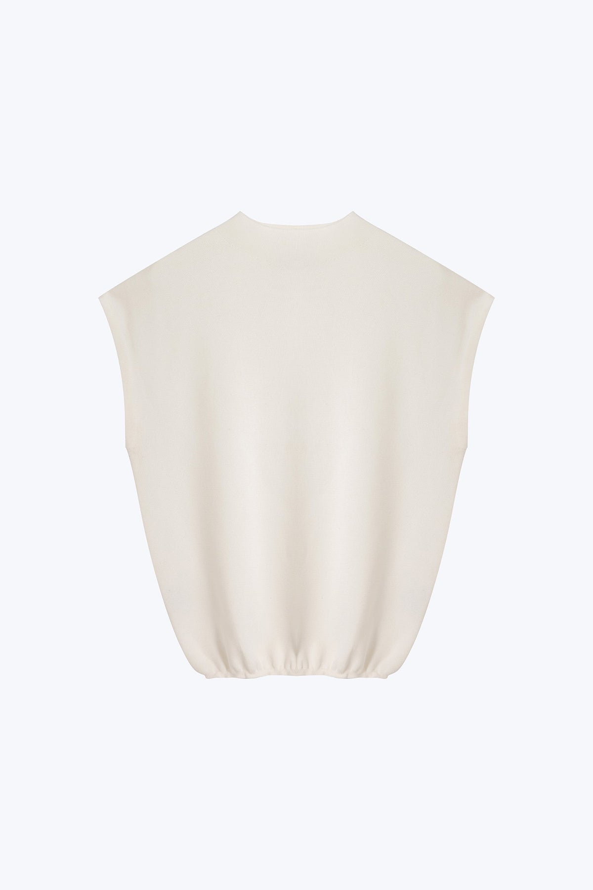 Knitted Cloud Top - Cream