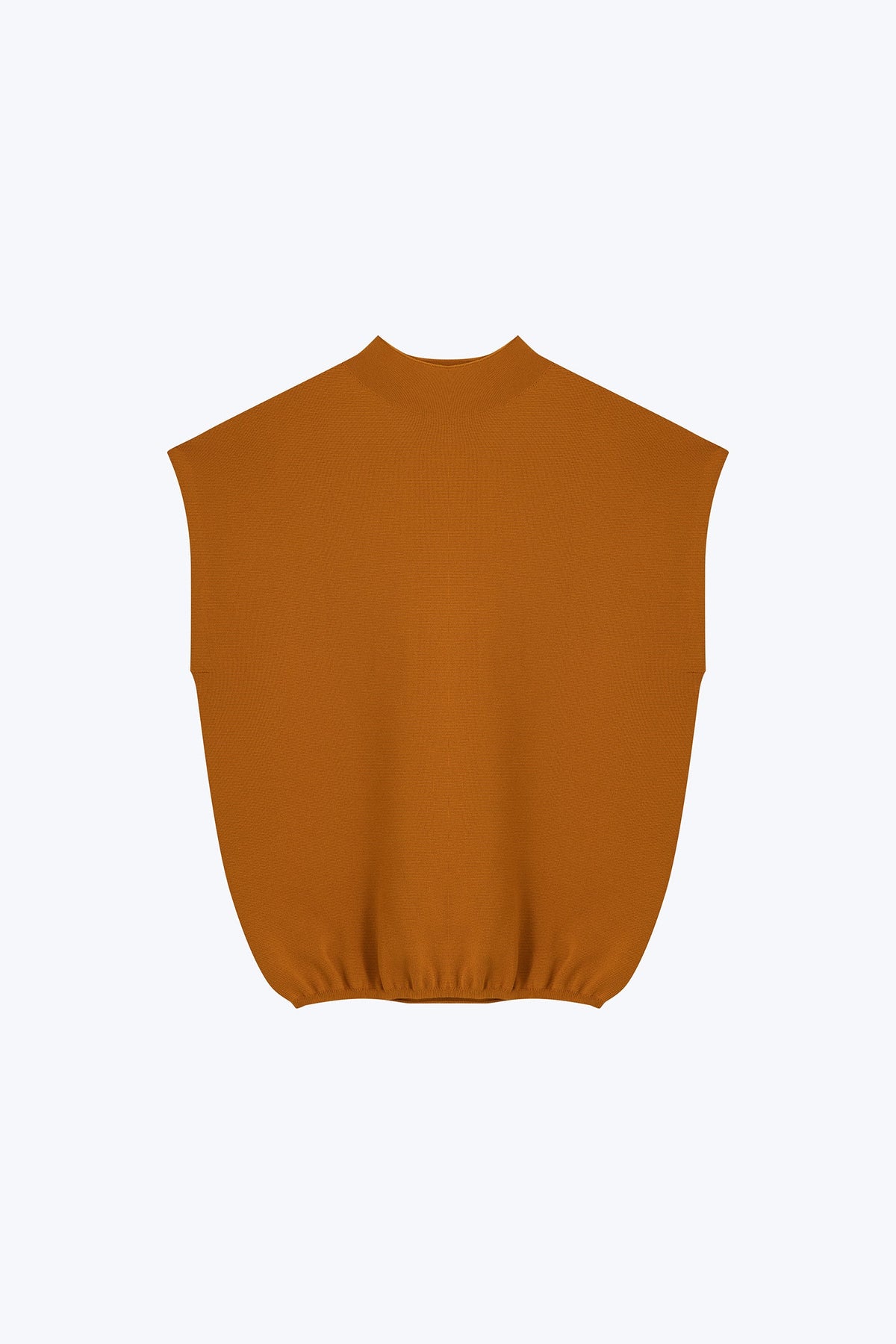 Knitted Cloud Top - Pumpkin