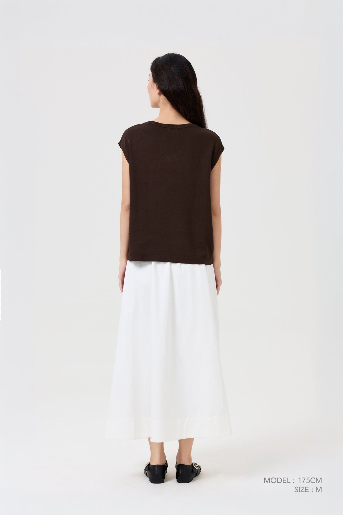 Knitted Vest - Cocoa