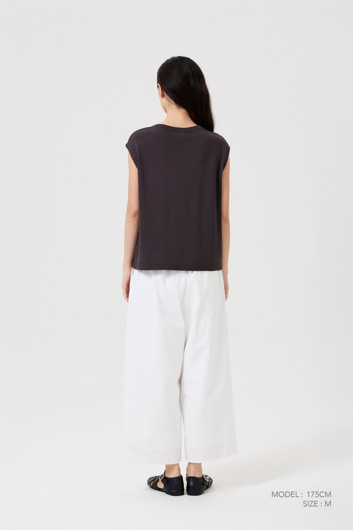 Knitted Vest - Hue Grey