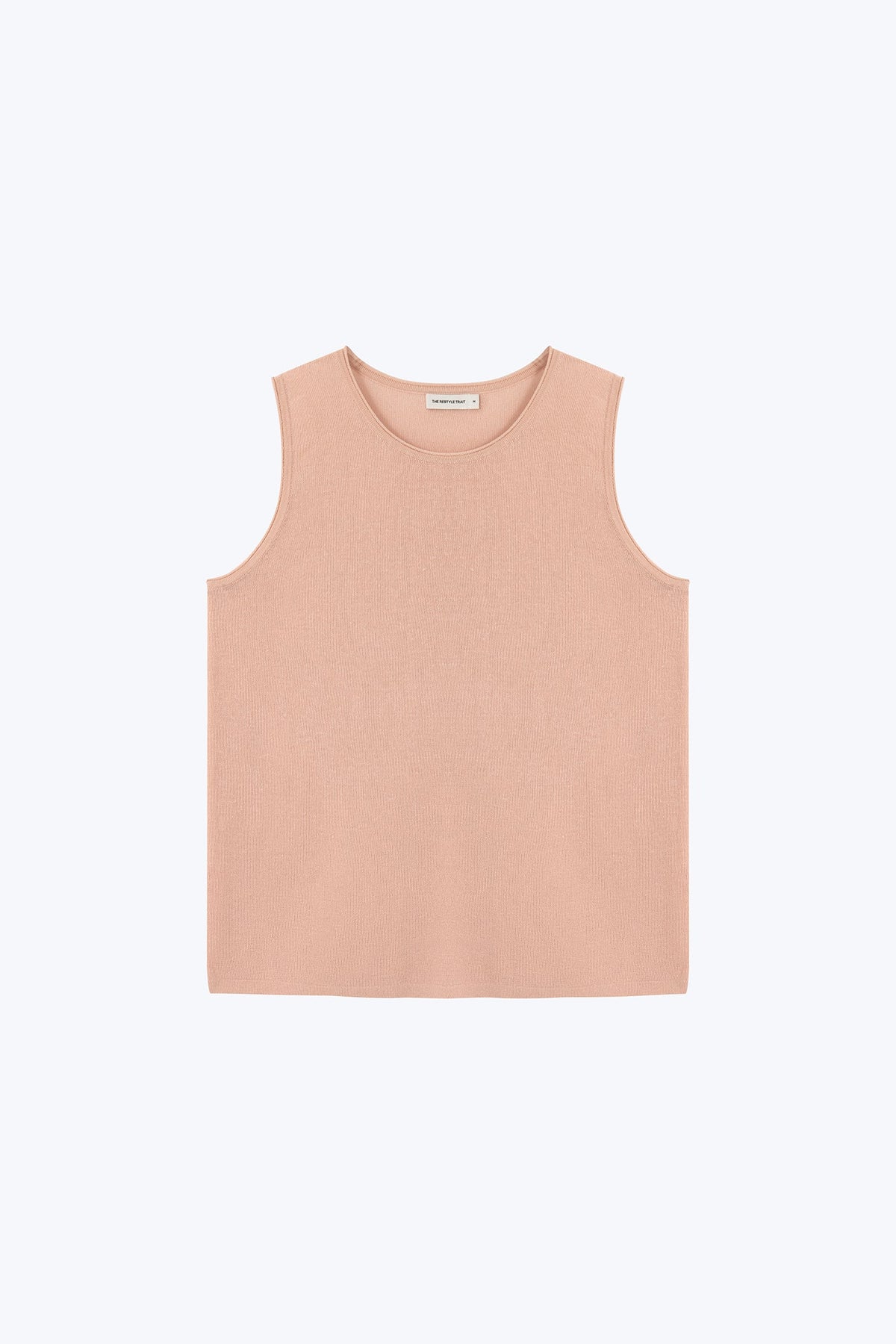 Knitted Sleeveless Top - Blush