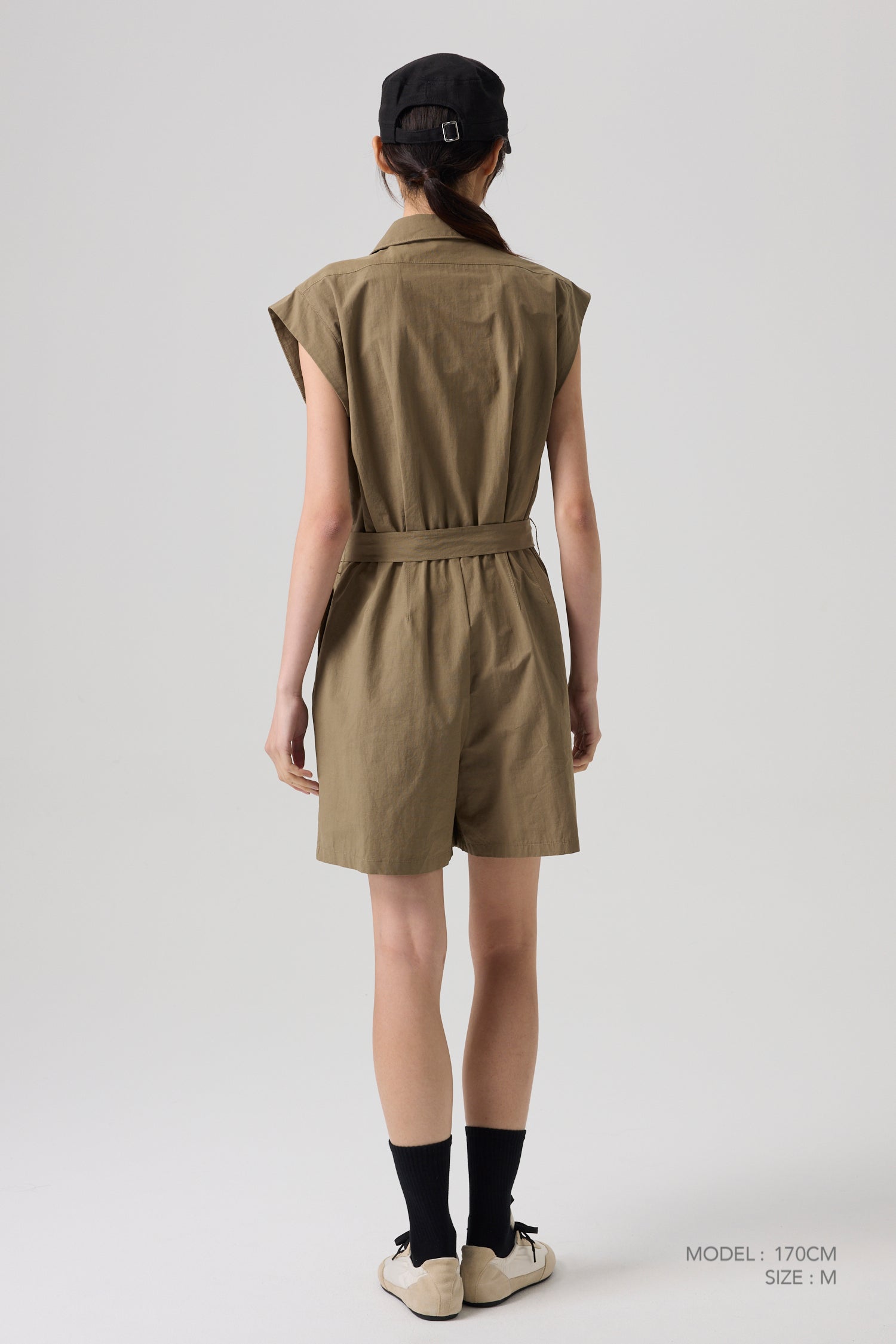 Button Up Jumpsuit - Cocoa