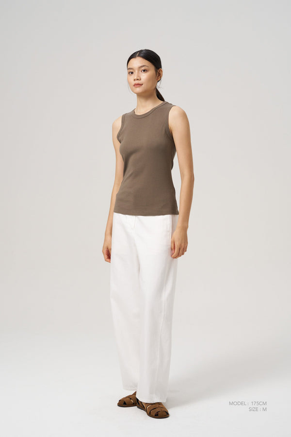 Barrel Trousers - Cream