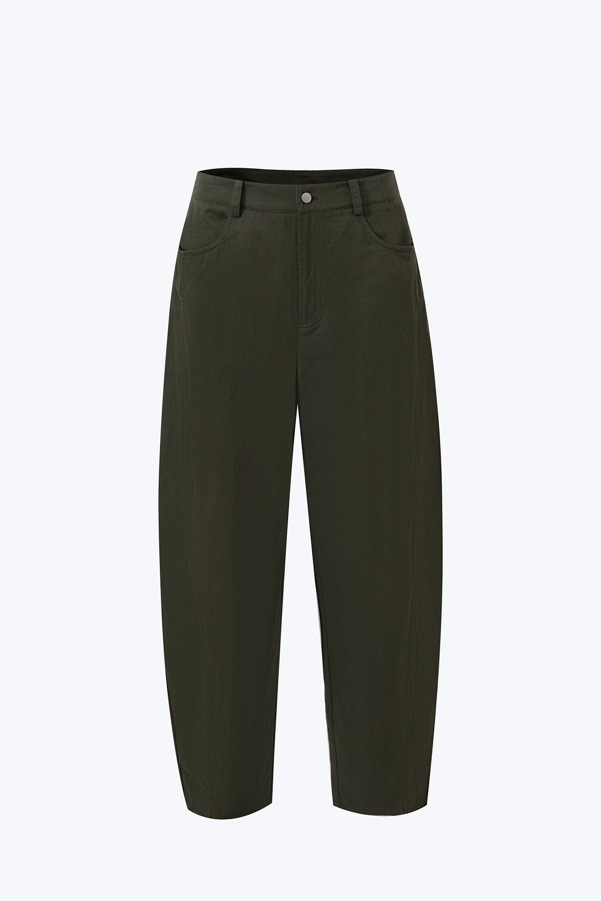 Barrel Trousers - Army Green