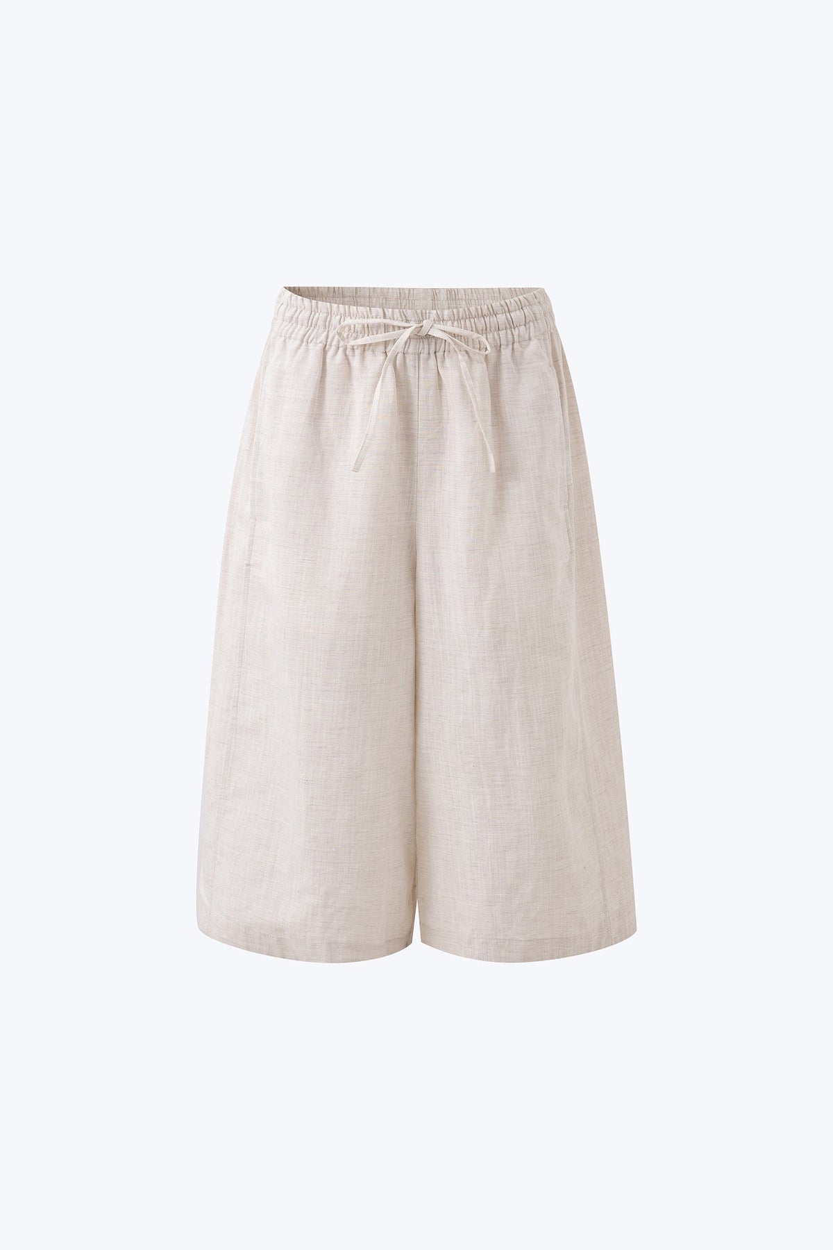 Drawstring Culottes - Ecru