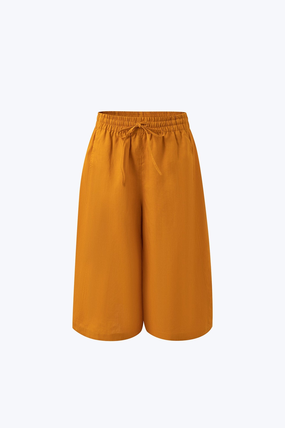 Drawstring Culottes - Pumpkin