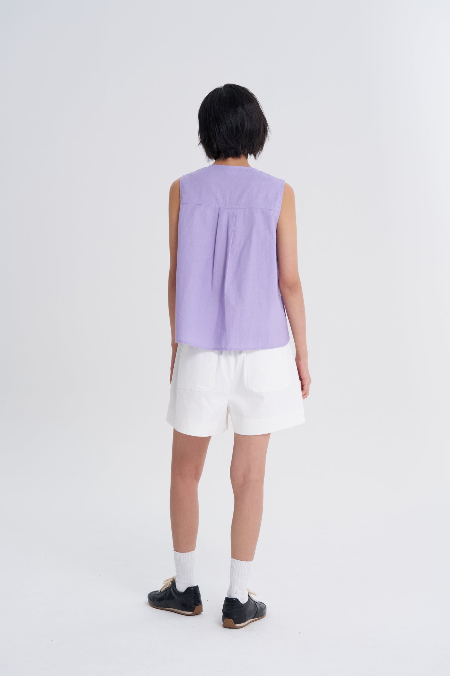 Pull-Up Shorts - Cream