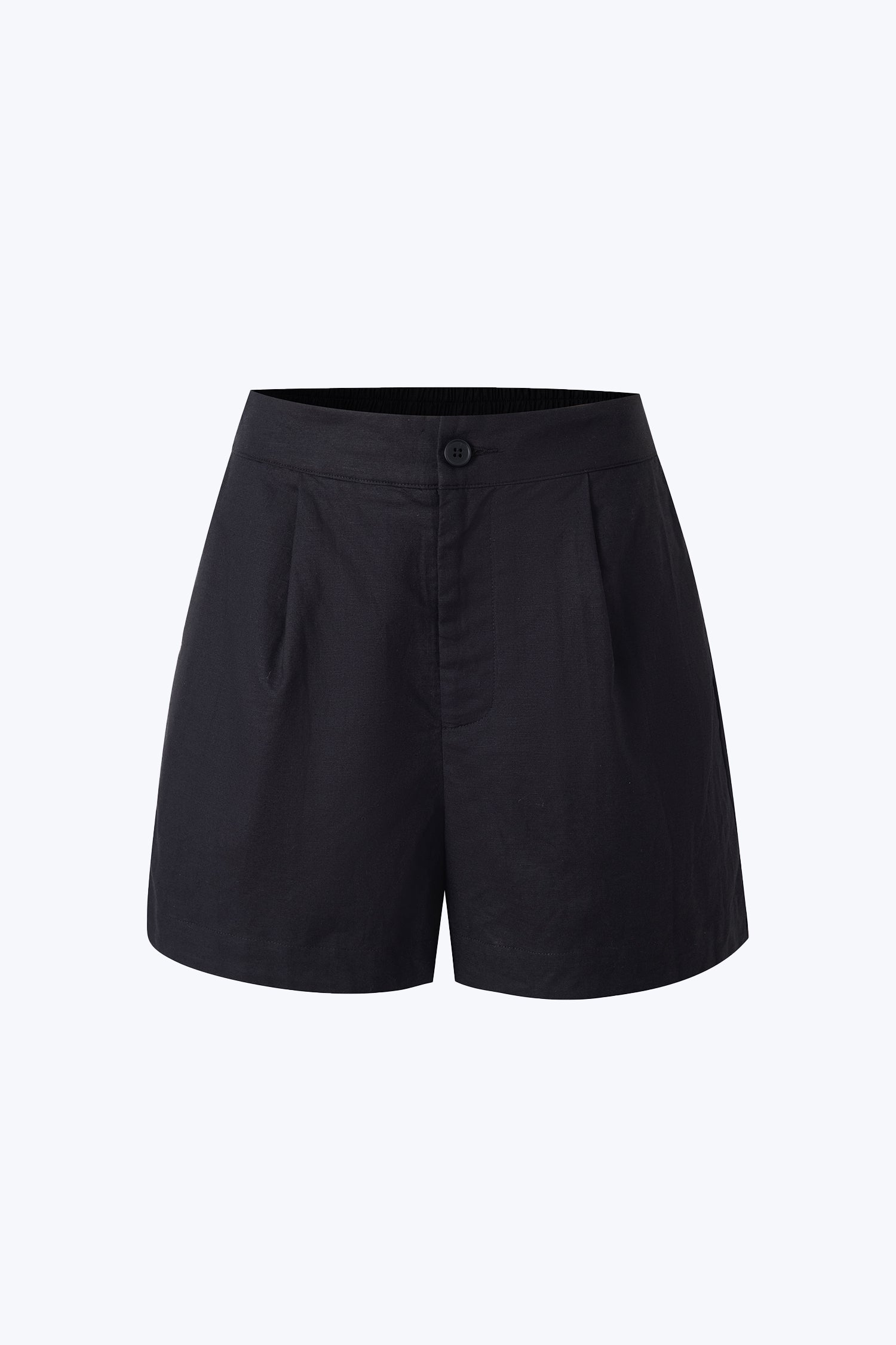 Pleated Shorts - Black