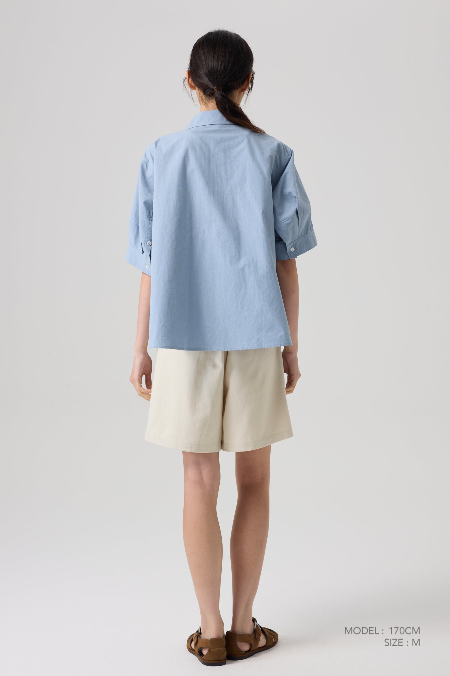 Pleated Shorts - Ecru