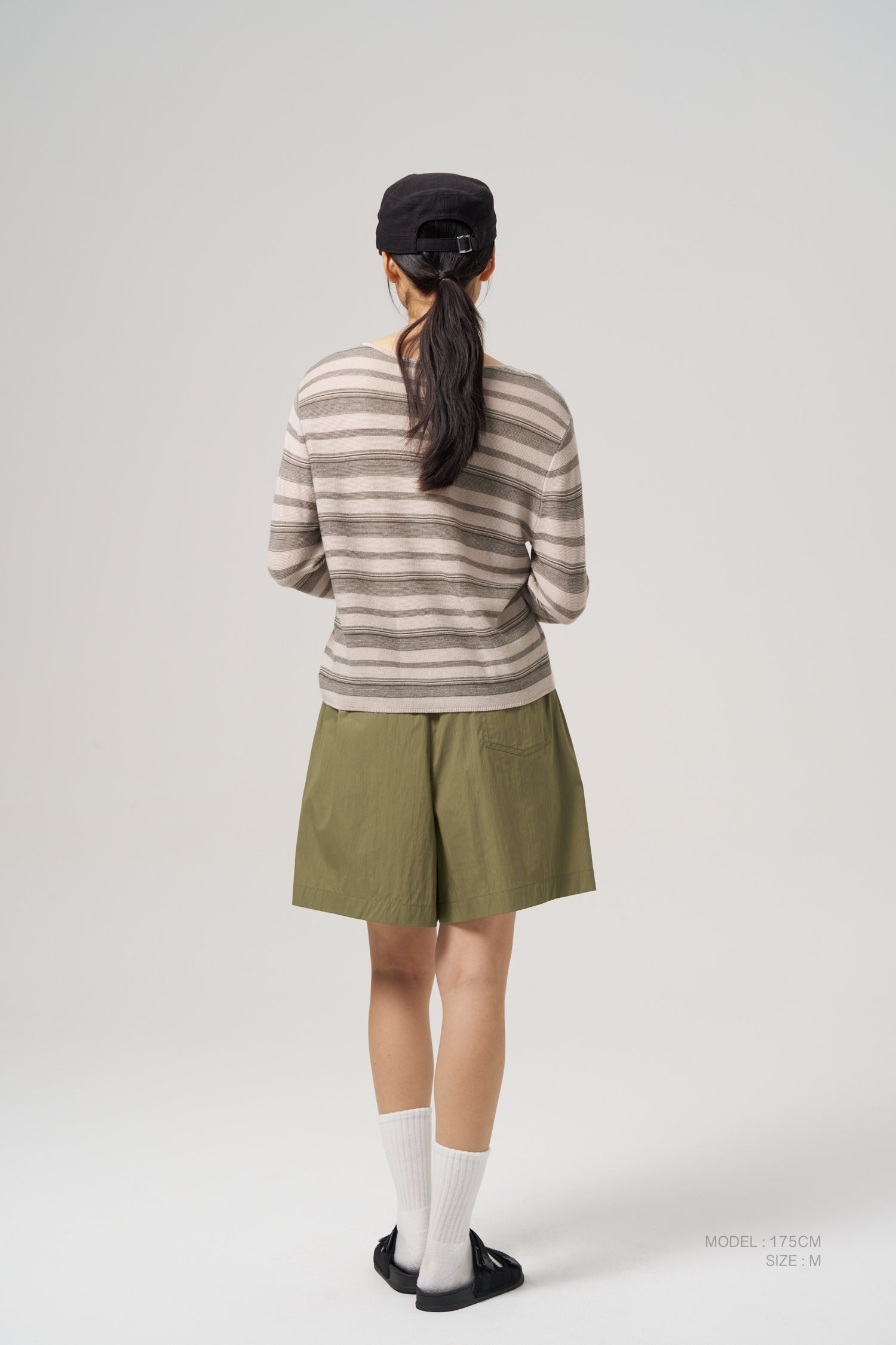 Drawstring Shorts - Army Green