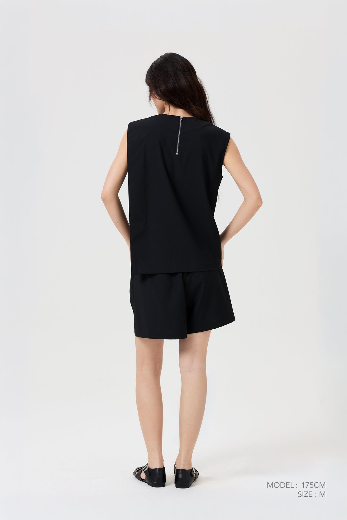 Elasticised Shorts - Black