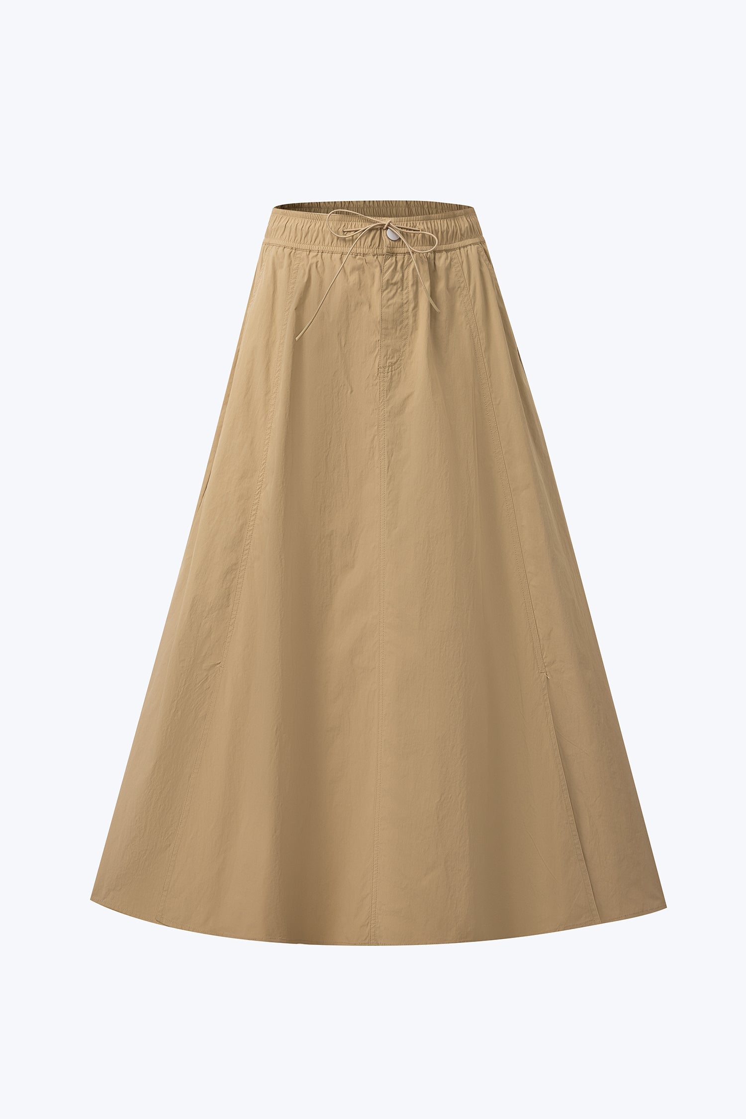 Flare Long Skirt - Khaki