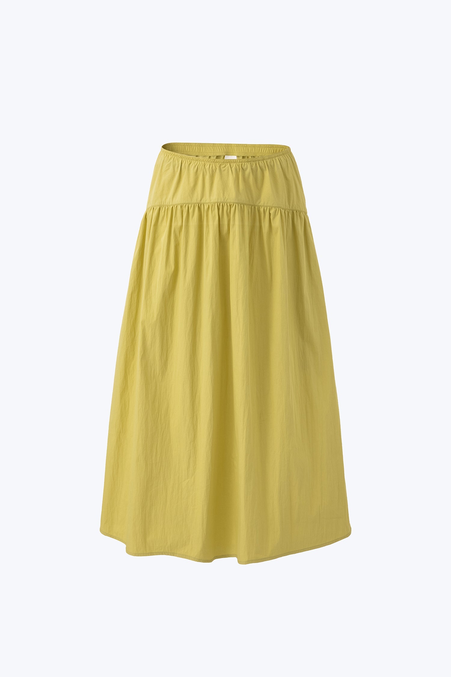 Gathered Skirt - Lime