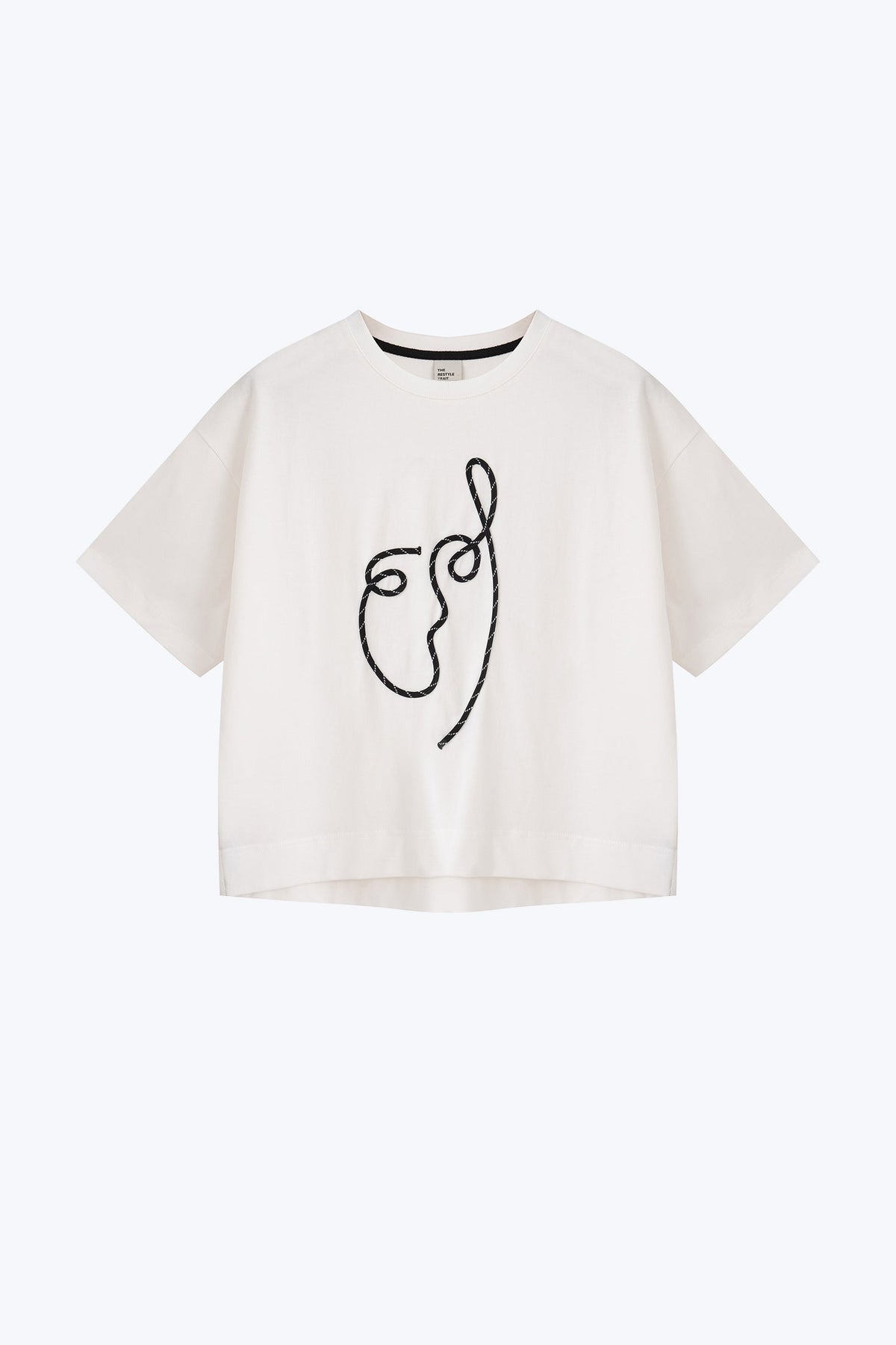 Rope Line Tee - Cream