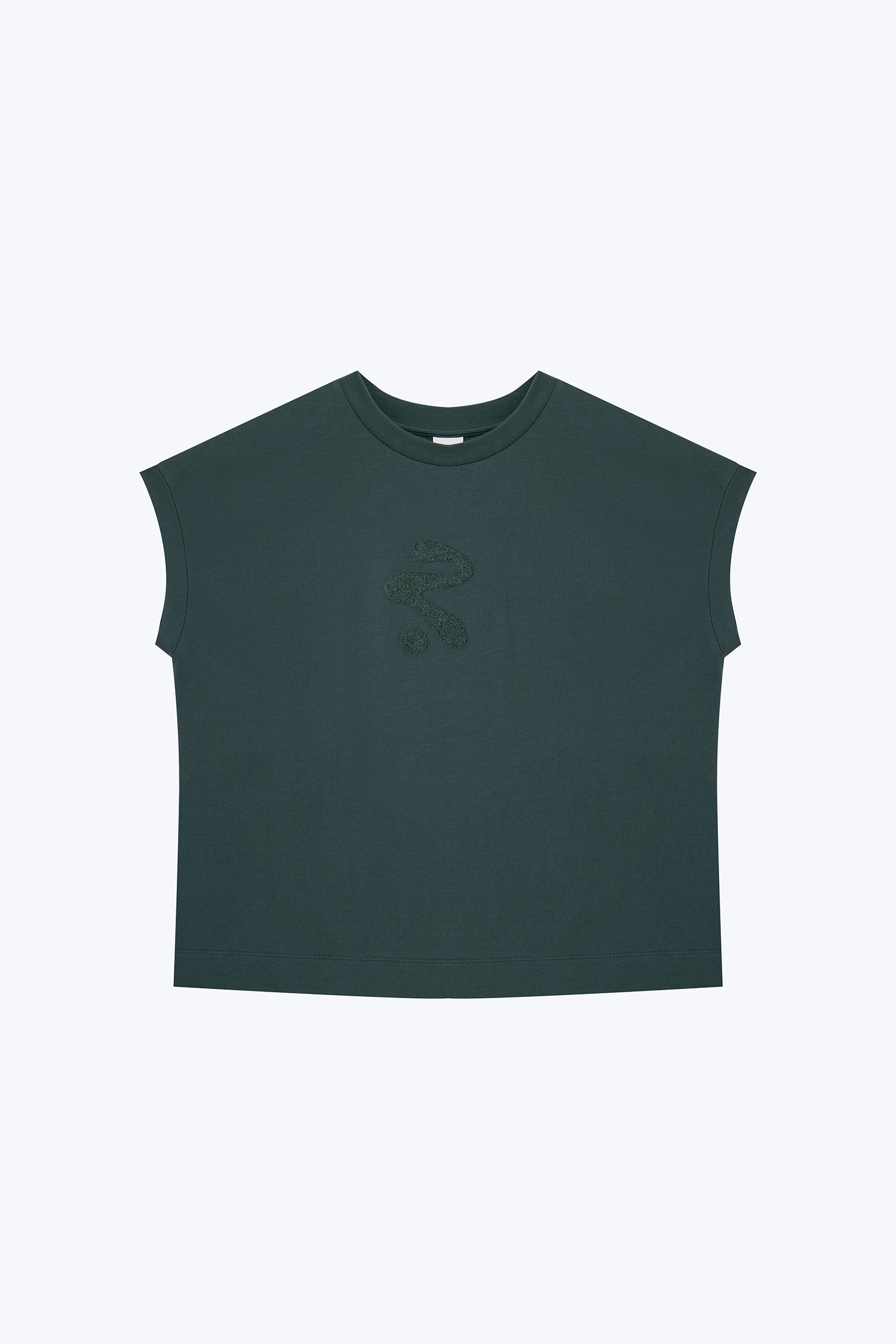 Towel Print Tee - Emerald