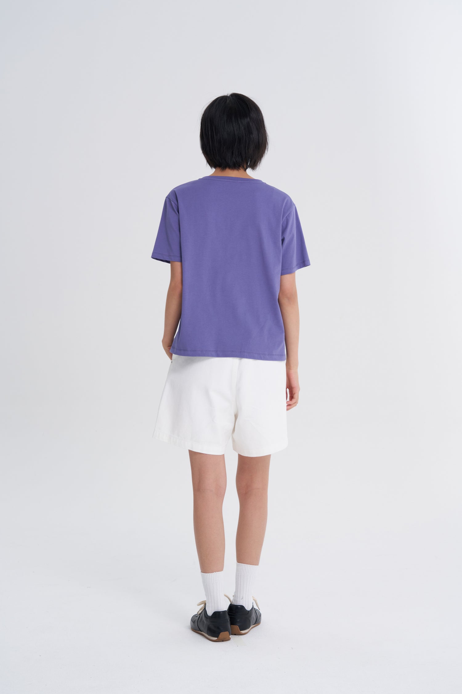 V-Neck Tee - Purple