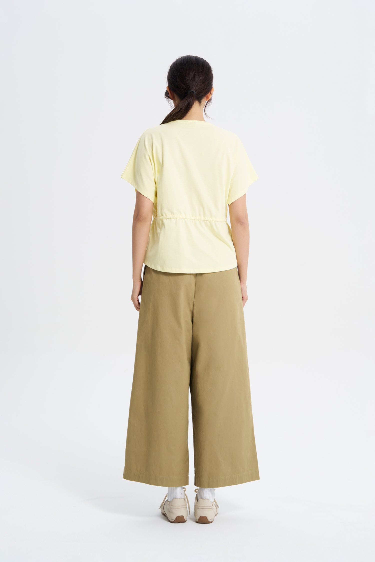 Drawstring Tee - Butter