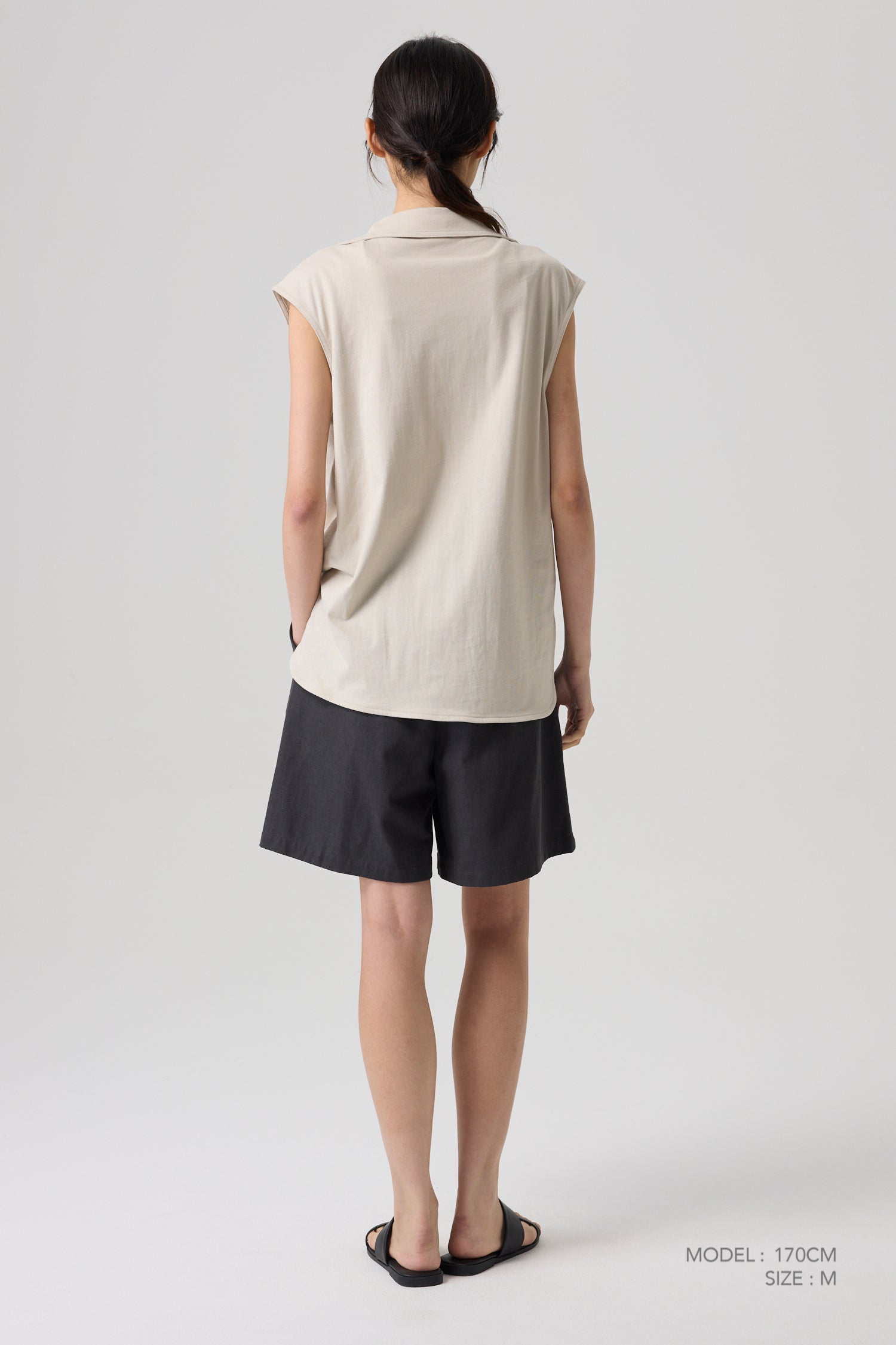 Skipper Collar Tee - Ecru