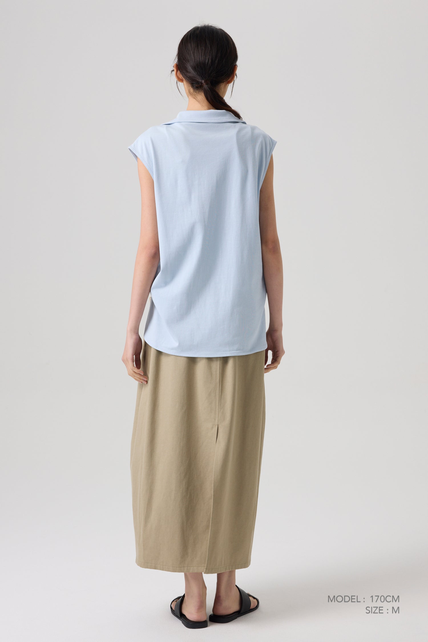 Skipper Collar Tee - Sky Blue