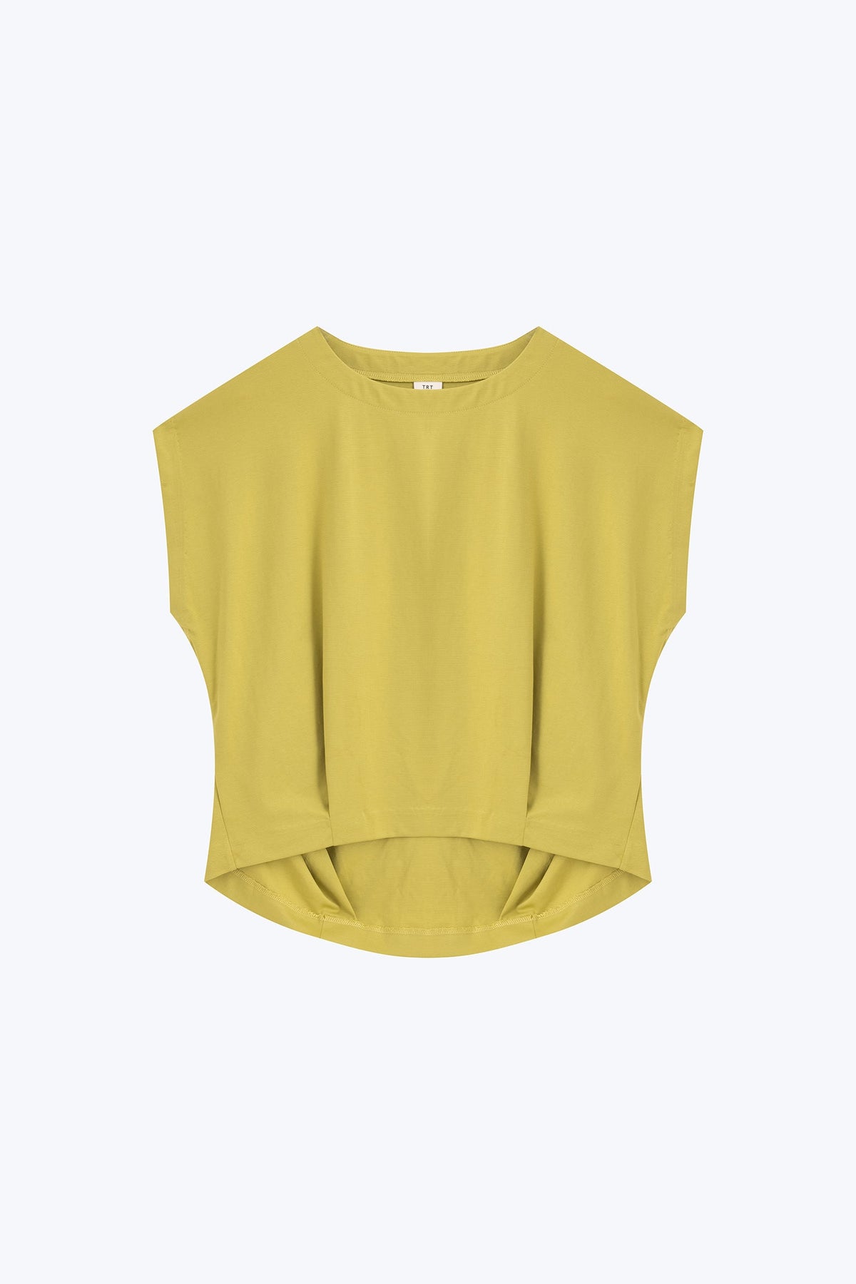 Darted Hem Tee - Lime