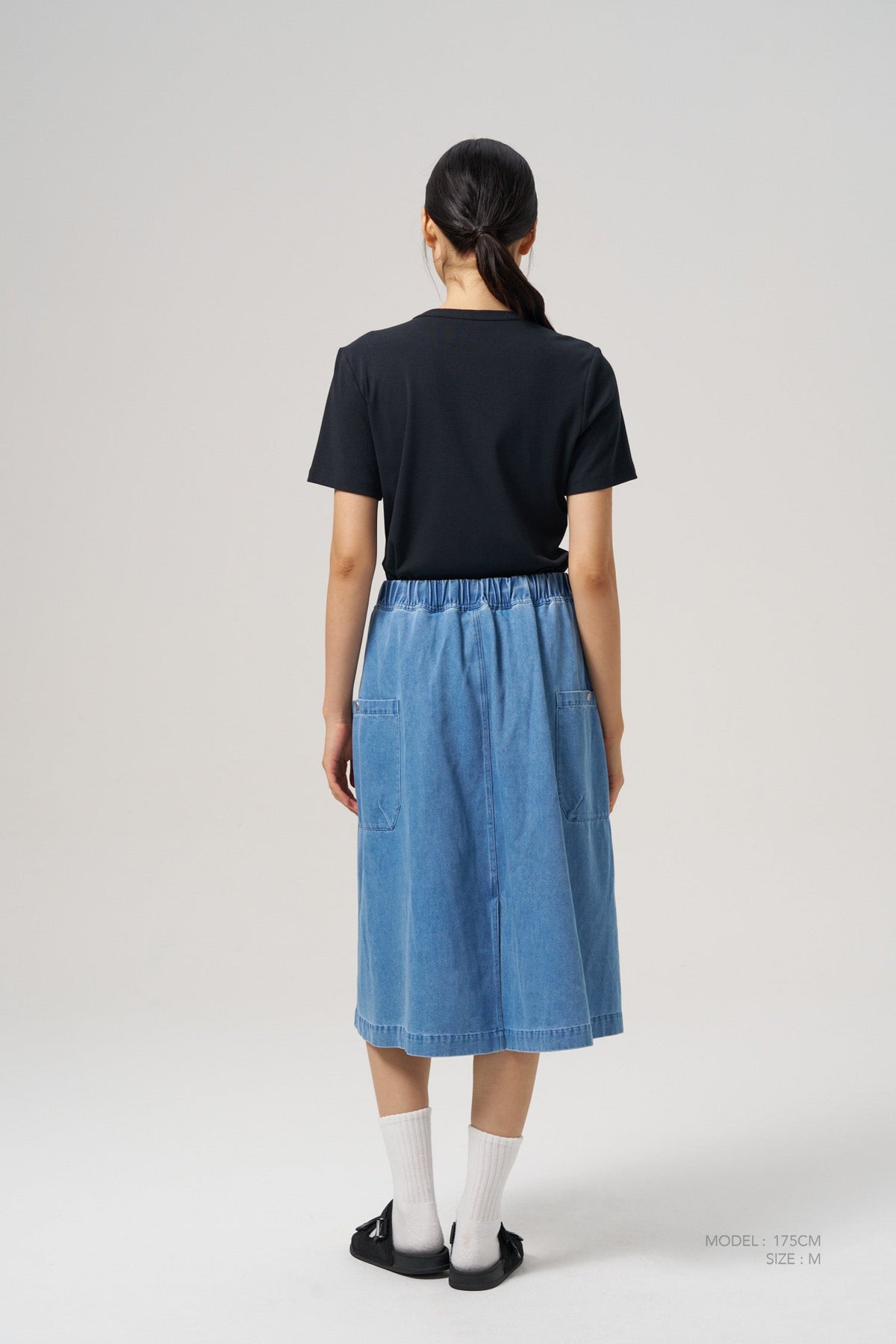 Crew Neck Tee - Navy