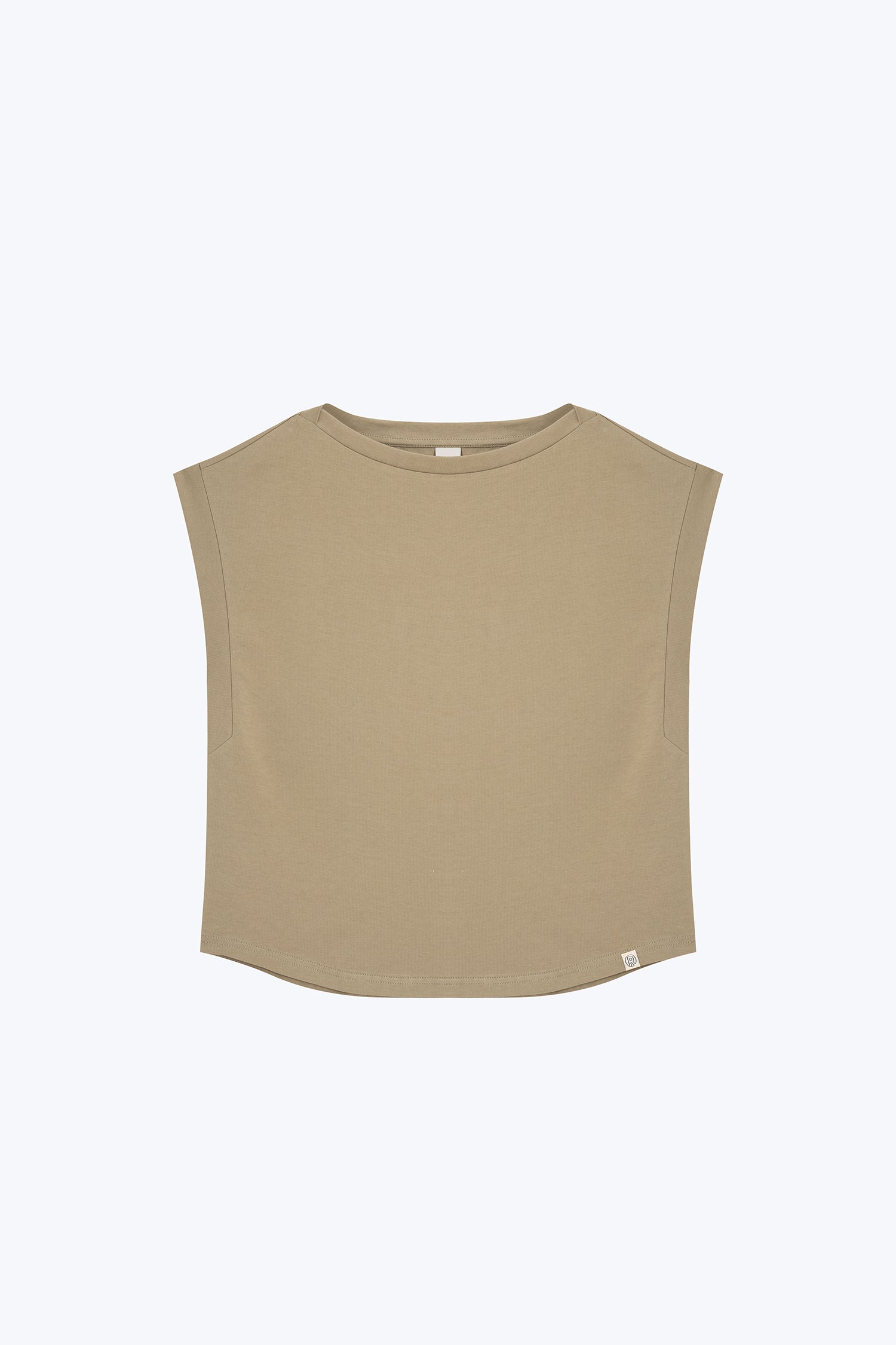 Boat Neck Tee - Sage