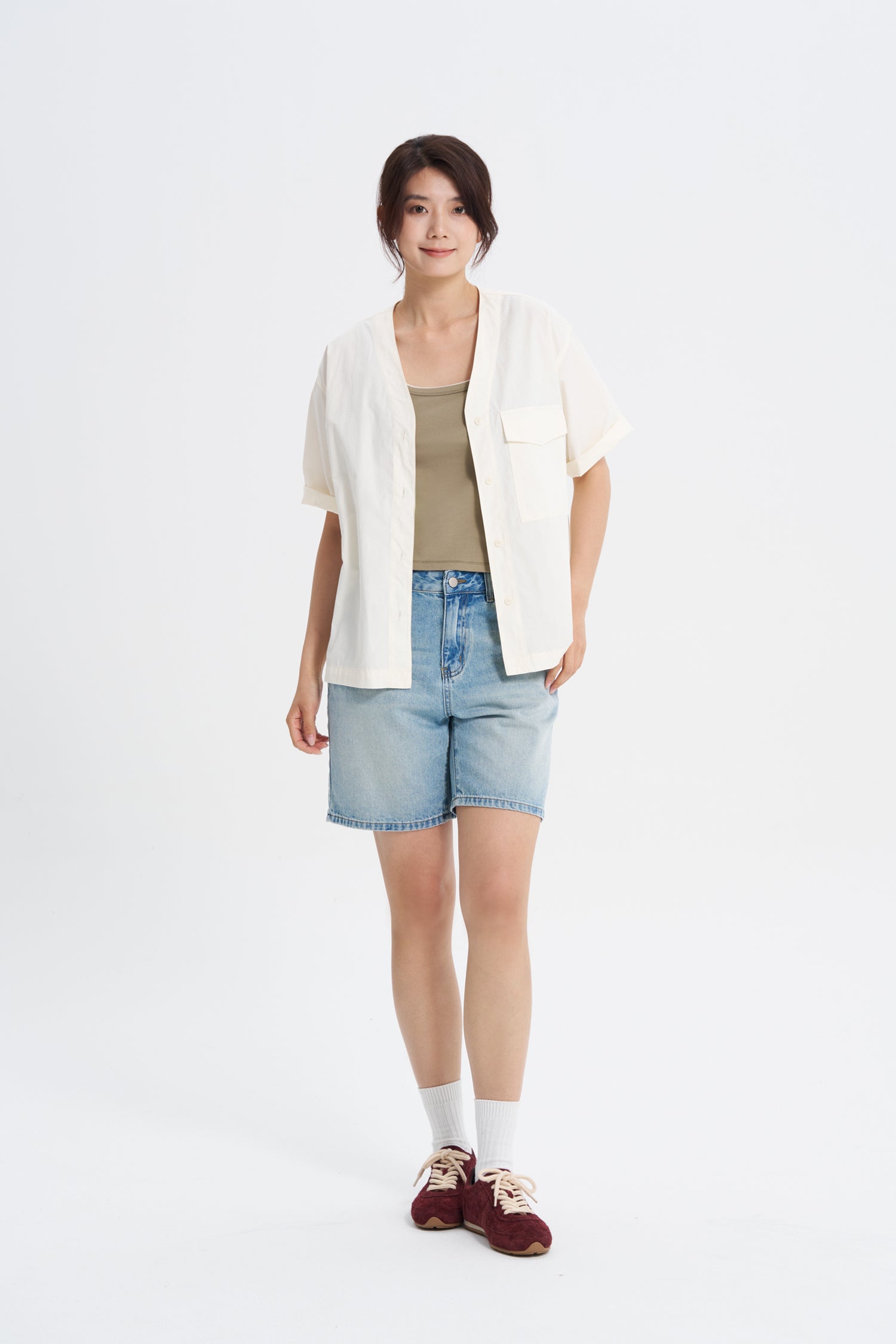 Sleeveless Tank Tee - Sage